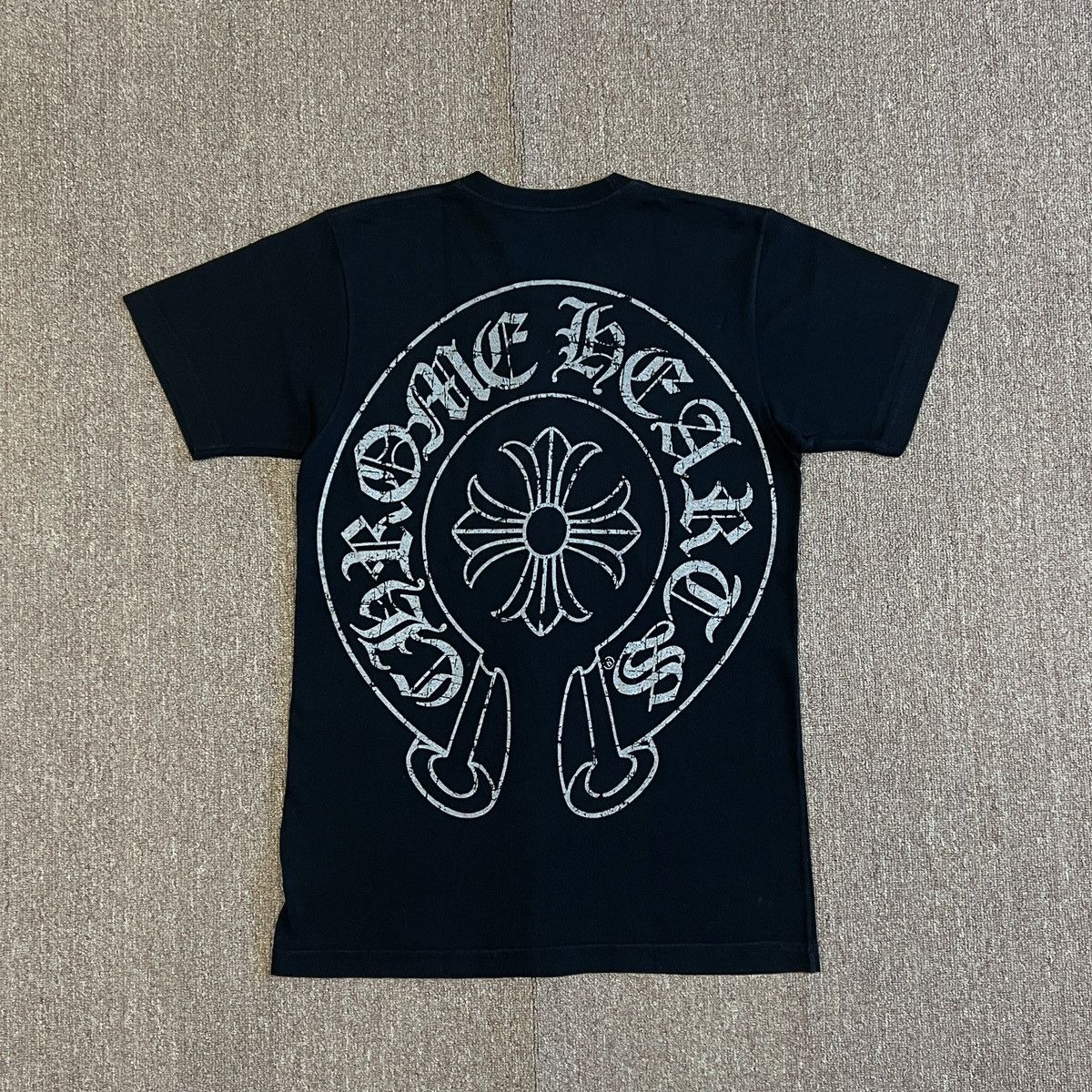 Chrome Hearts Chrome Hearts Big Horseshoes Logo Tee | Grailed