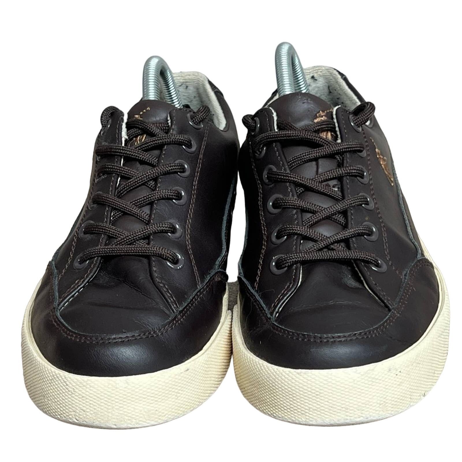 Polo Ralph Lauren Polo Ralph Lauren "Brisbane" Leather Low Casual MENS 9D Size US 9 / EU 42 - 3 Thumbnail