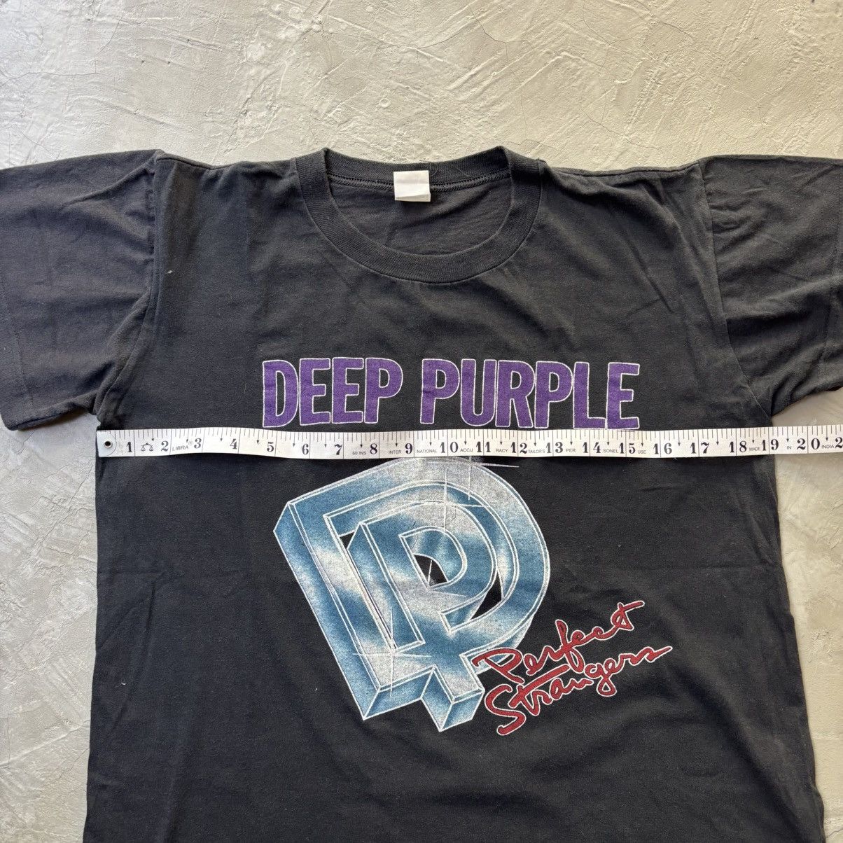 Band Tees Vintage 1985 Deep Purple Perfect Strangers Tour Shirt Size US M / EU 48-50 / 2 - 7 Thumbnail