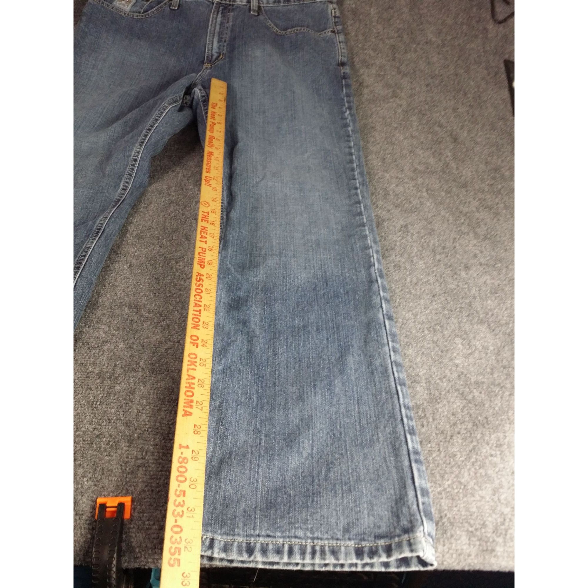 CINCH Cinch Silver Label Jeans Men Sz 36X32 Blue Denim Western Wor Size US 36 / EU 52 - 2 Thumbnail