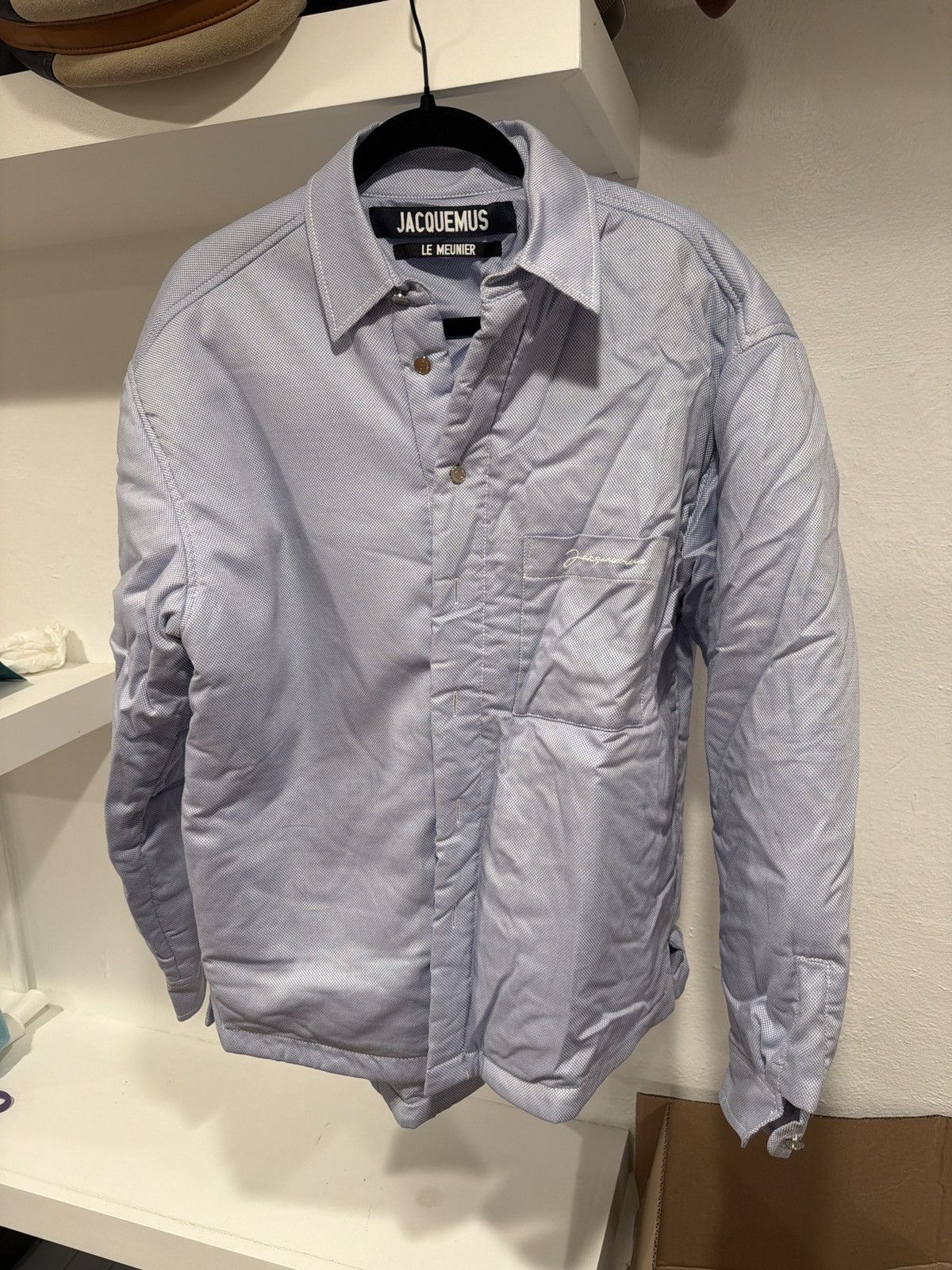 Jacquemus Light blue Boulanger jacket ss21 Size US M / EU 48-50 / 2 - 5 Thumbnail