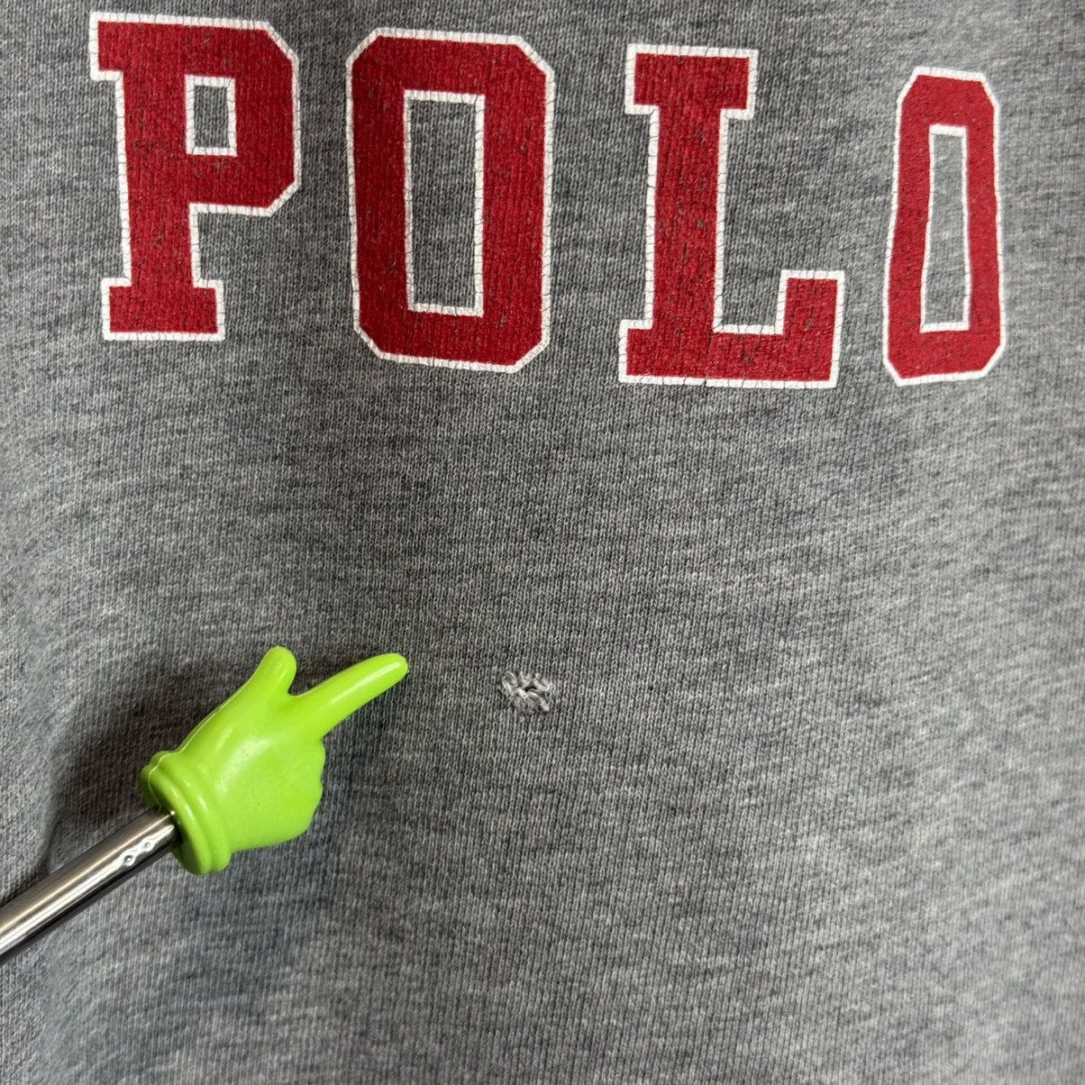 Polo Ralph Lauren Polo Ralph Lauren USA Gray Crewneck Pullover Flag American Size US XL / EU 56 / 4 - 5 Thumbnail