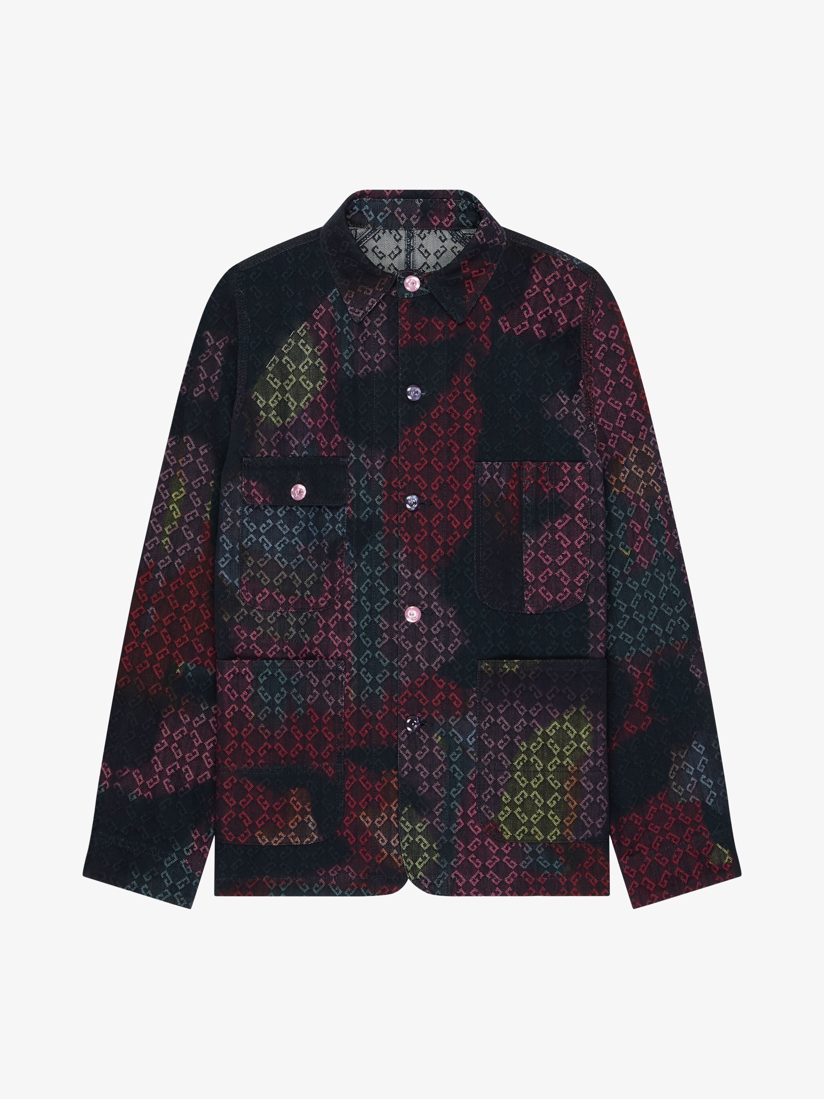 Givenchy o1w1db10326 Workwear Jacket in Multicolor Size US XL / EU 56 / 4 - 1 Thumbnail