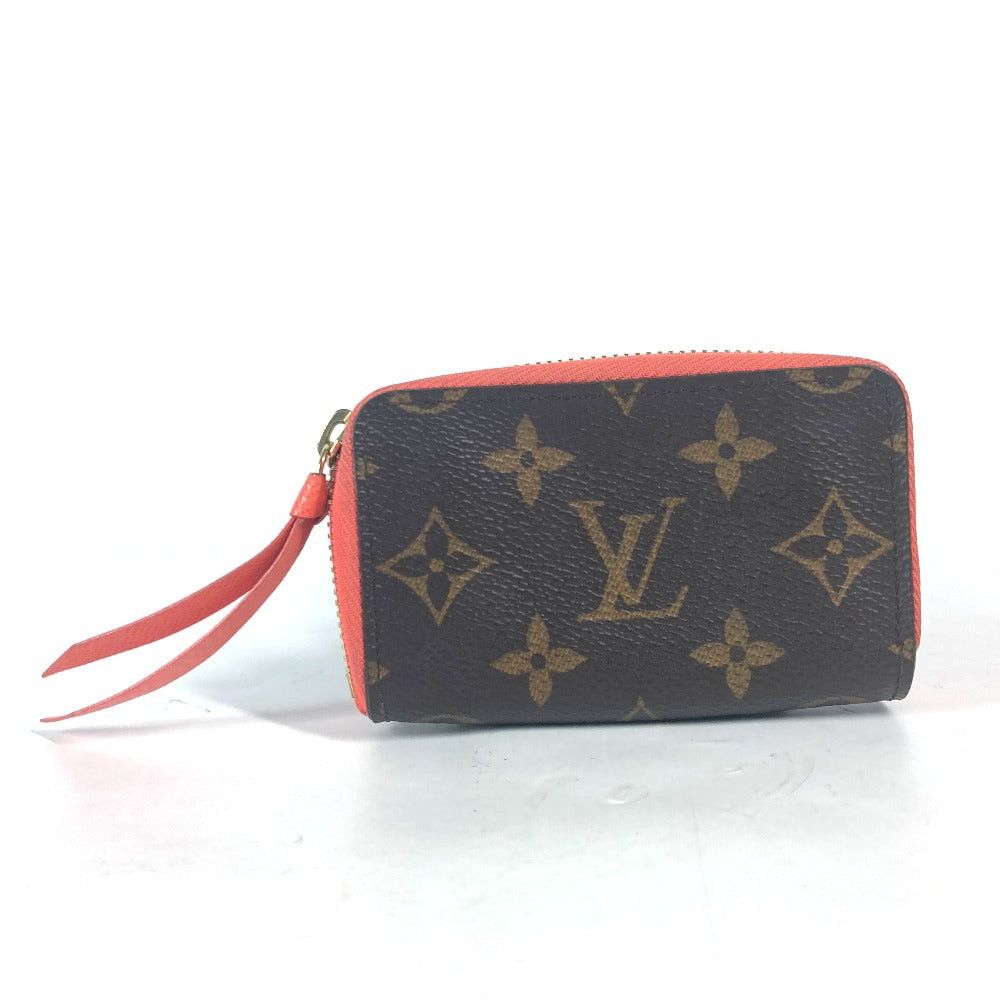Louis Vuitton M60908 Monogram Multicultural Round Fastener Change Purse Coin Canvas Women Brown