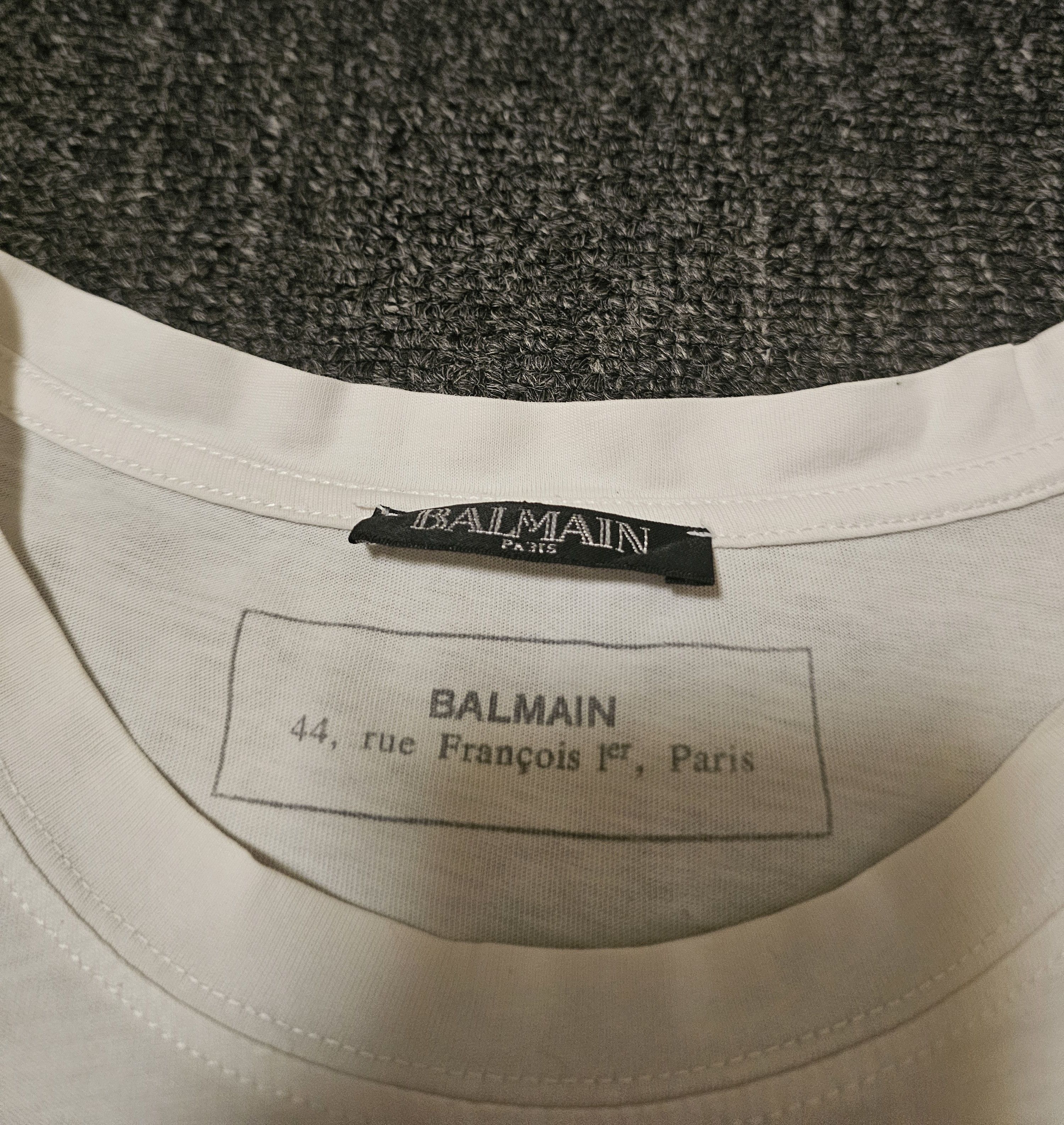 Balmain Balmain Men's White T-Shirt Size M Size US M / EU 48-50 / 2 - 3 Thumbnail
