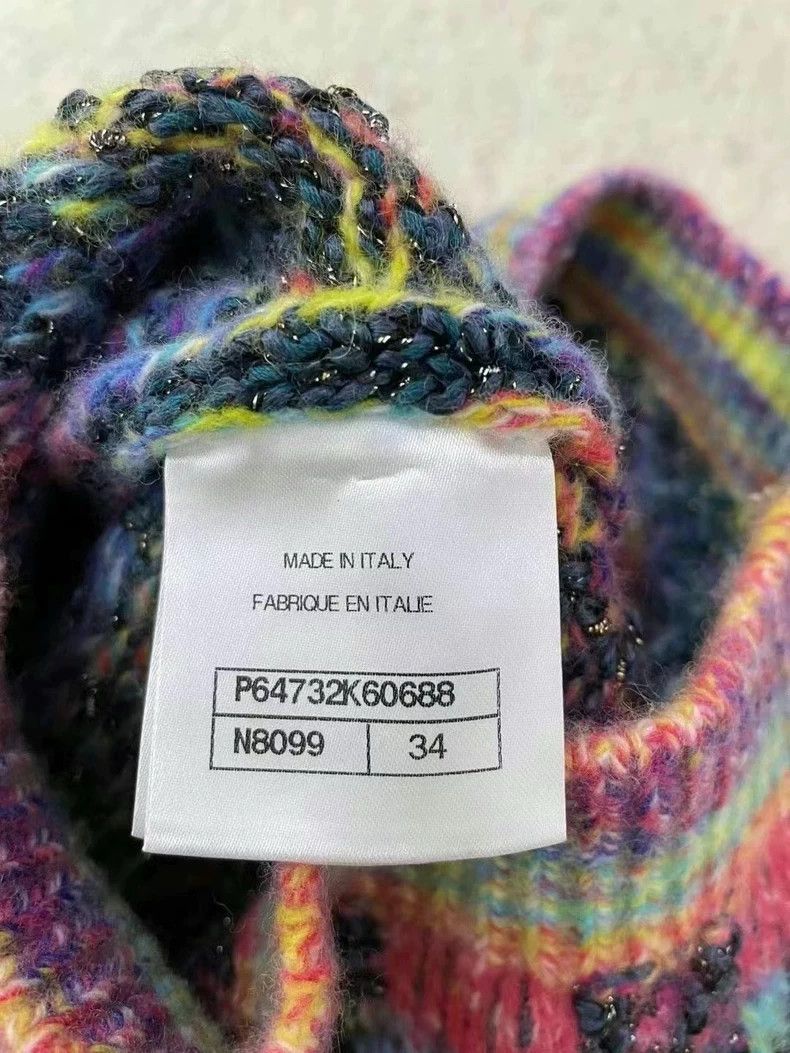 Chanel Chanel Colorful checkered tweed suspenders Size XXS / US 00 / IT 34 - 4 Thumbnail
