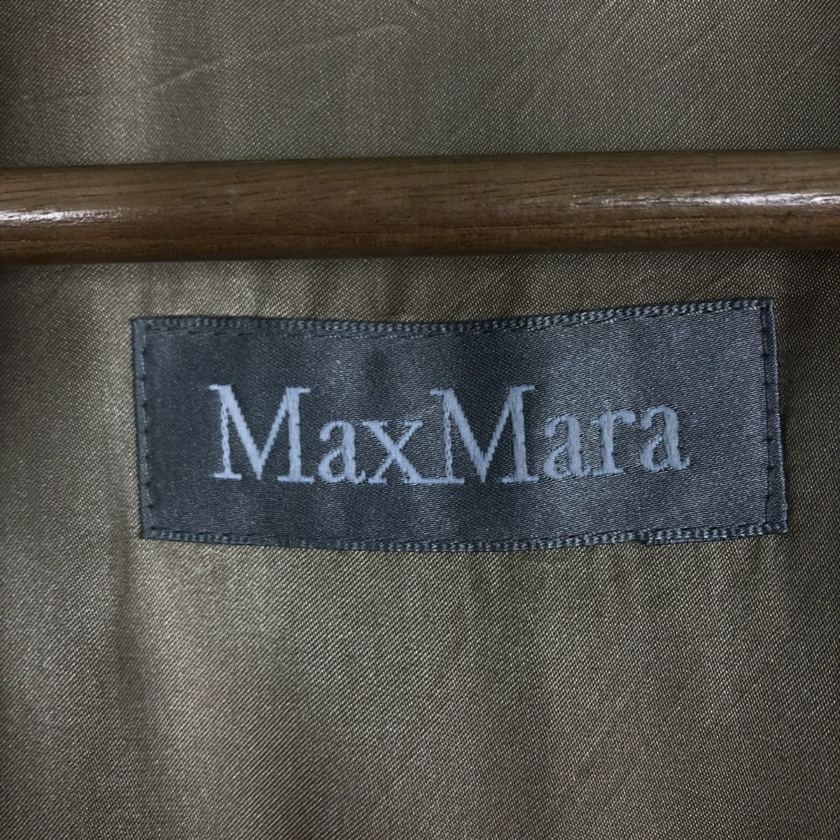 Japanese Brand 🔥VINTAGE LONG JACKET WOOL HERRINGBONE MAX MARA Size M / US 6-8 / IT 42-44 - 18 Thumbnail