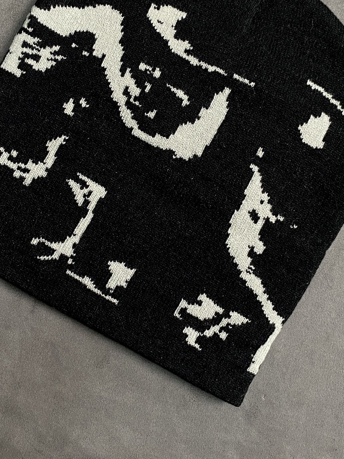 Japanese Brand Strides JP Splatter Graphic No Cuff Black Beanie Hats OS Size ONE SIZE - 5 Thumbnail