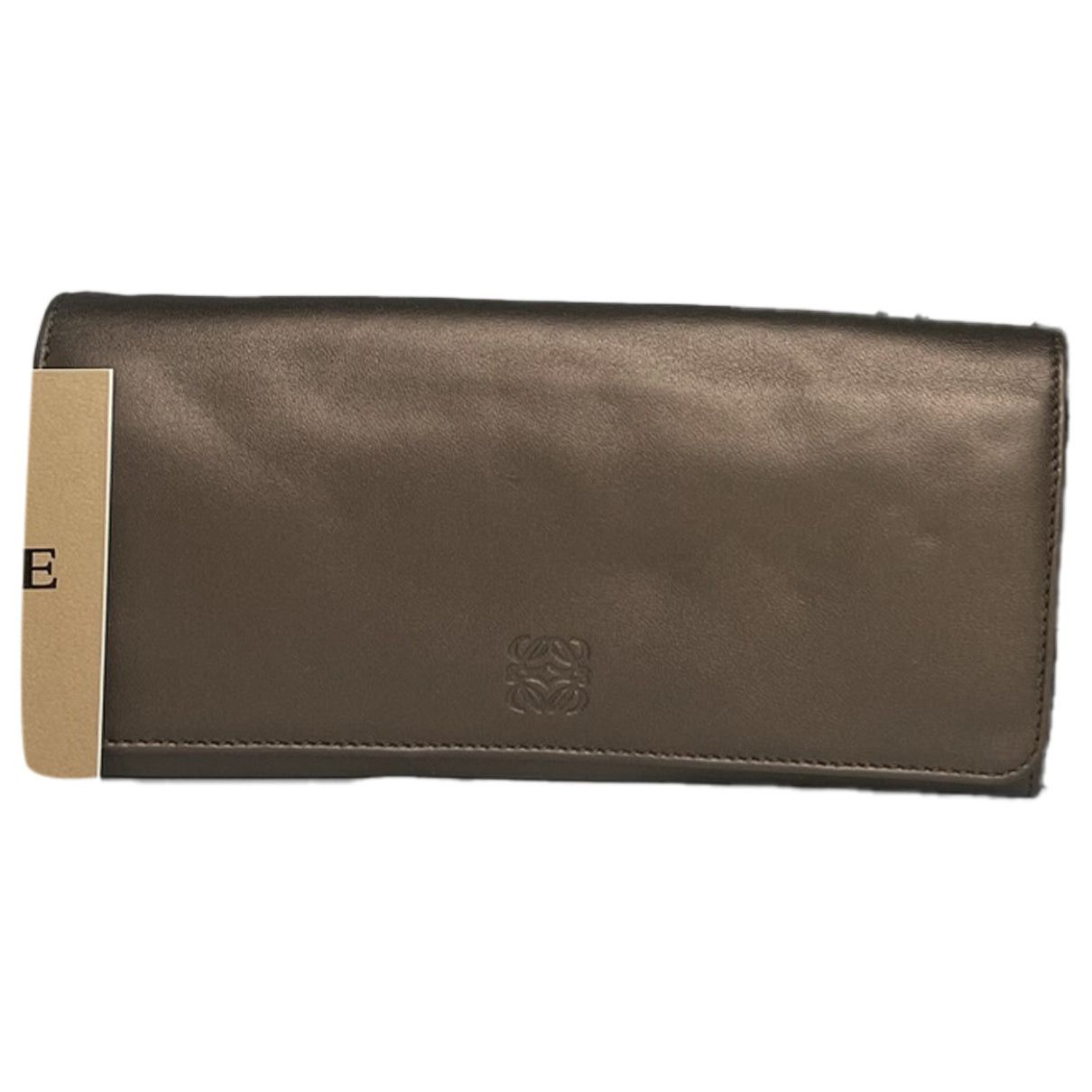 Loewe Puzzle Grey Leather Wallet Size ONE SIZE - 1 Thumbnail