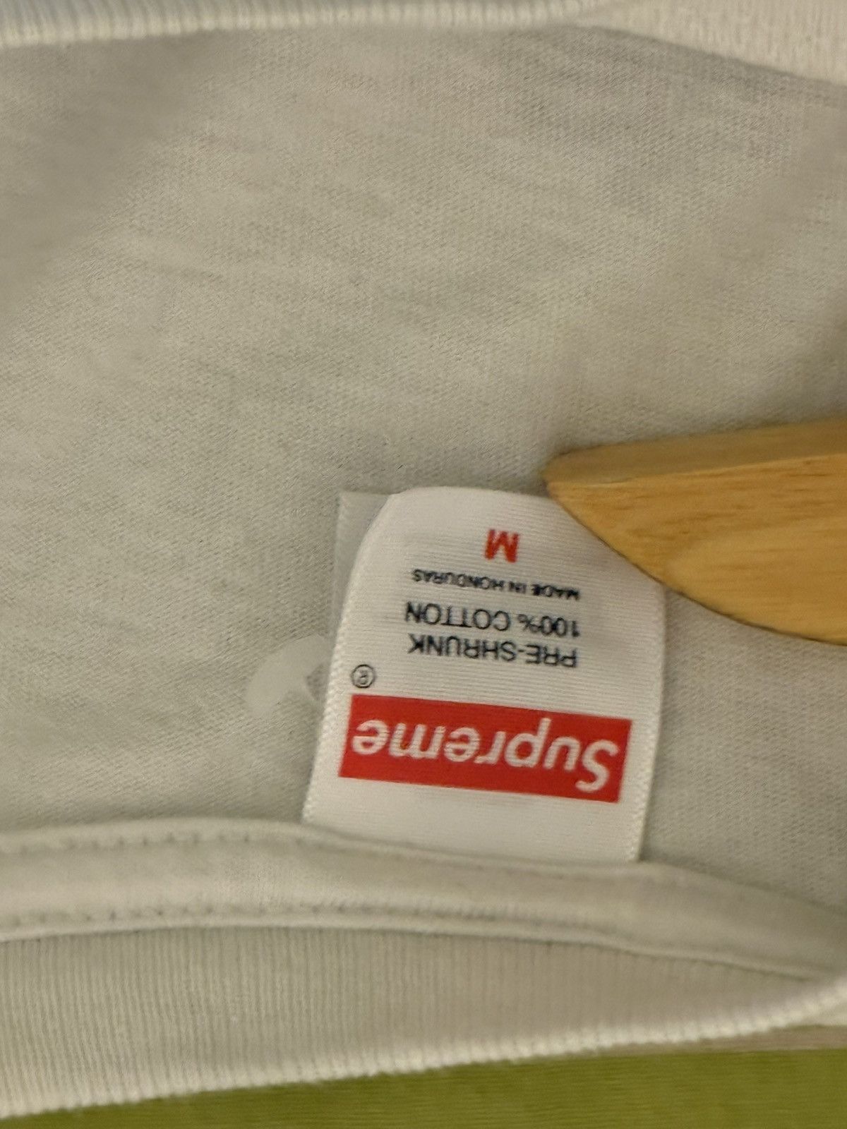 Supreme Supreme white tee Size US M / EU 48-50 / 2 - 5 Thumbnail
