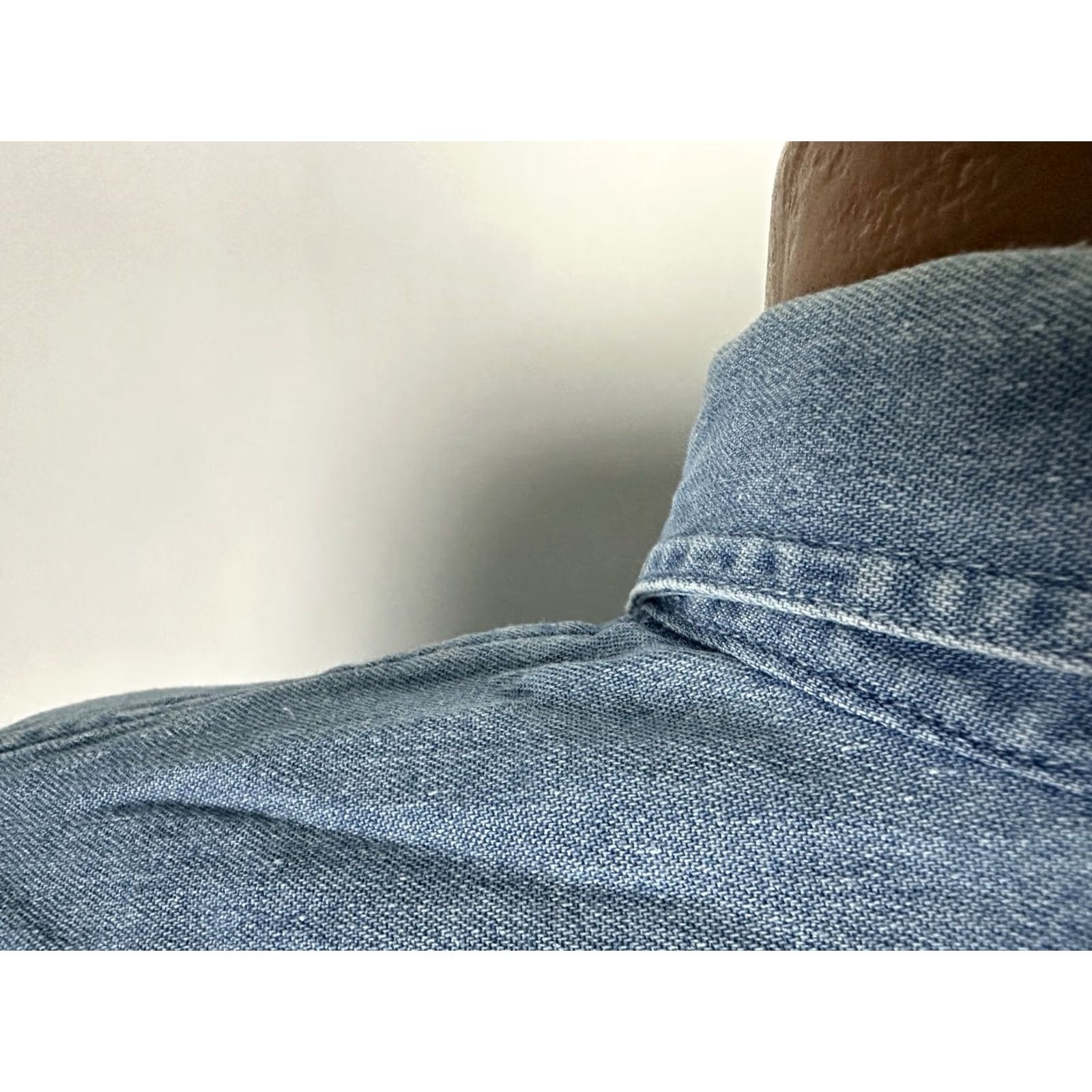 Denime VINTAGE John Ashford Denim Shirt Mens LT Large Tall Long Sleeve 90s Grunge Casual Workwear Button-Up Size US L / EU 52-54 / 3 - 7 Thumbnail
