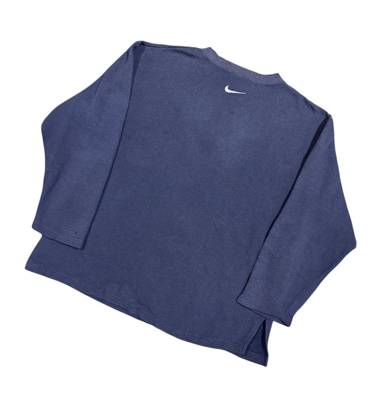 Nike Vtg🔥Y2k Sunfaded Nike Swoosh Eric Logo Longsleeve Size US L / EU 52-54 / 3 - 10 Thumbnail