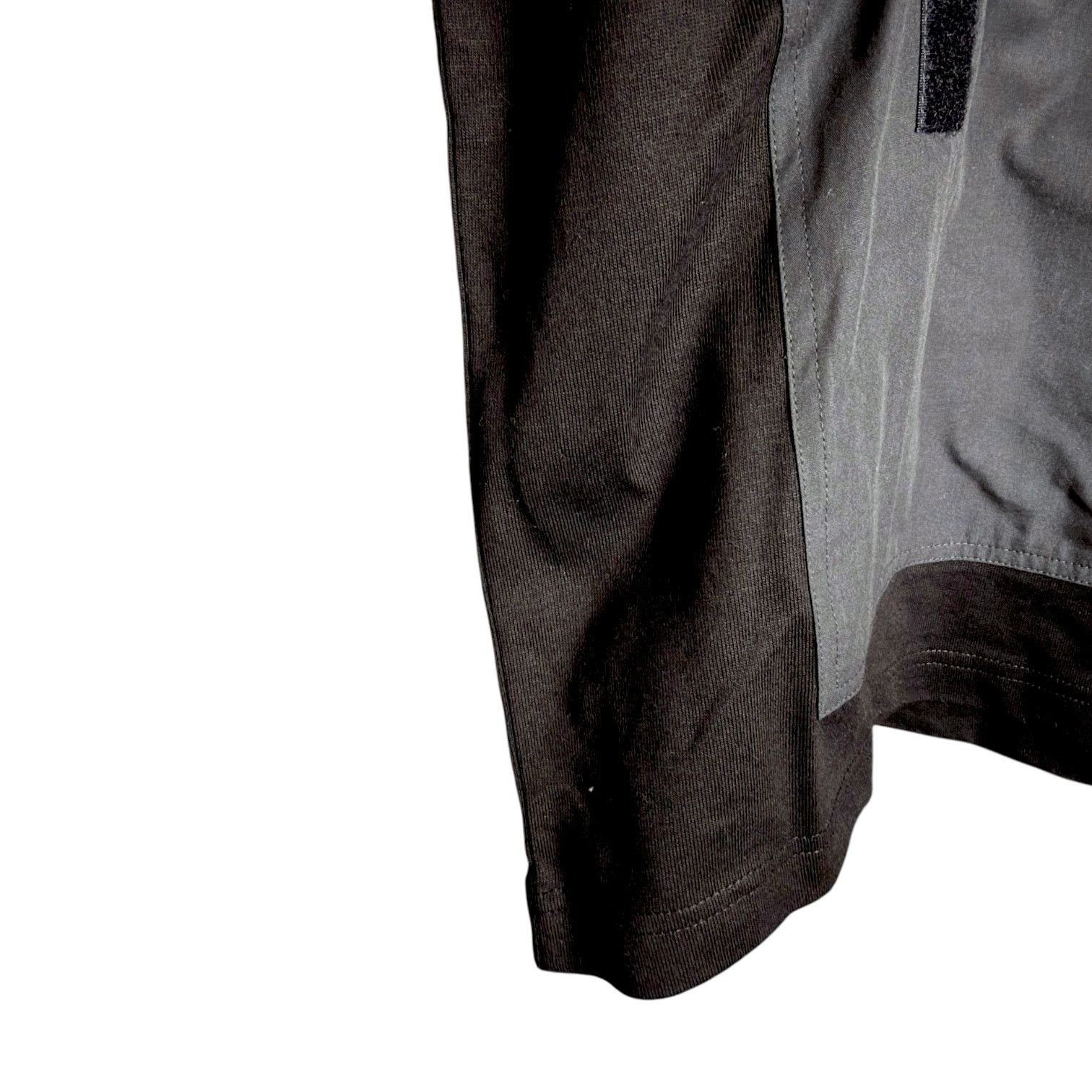 G-Star G-Star RAW Mens Black Fabric Mix Boxy T-shirt Oversize Fit Size US S / EU 44-46 / 1 - 5 Thumbnail