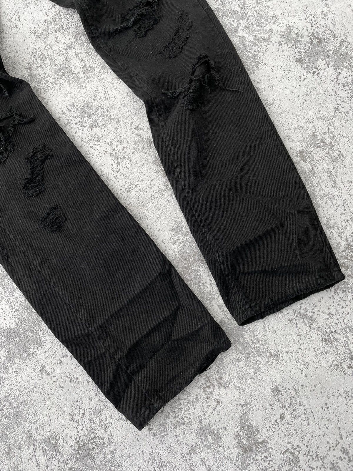 John Galliano Rare❗️John Galliano Distressed Denim Pants Size US 32 / EU 48 - 5 Thumbnail