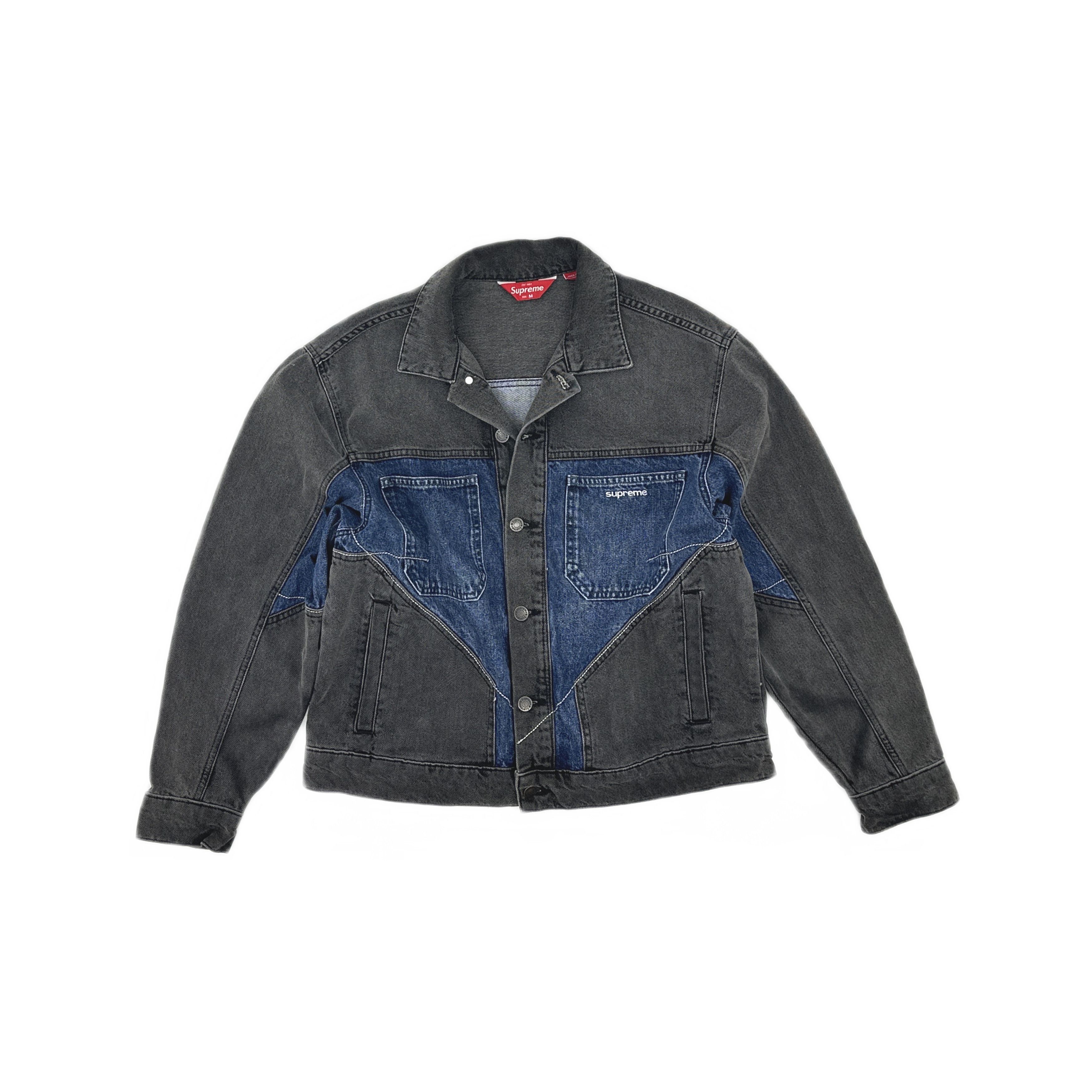 Supreme Supreme Contrast Panel Denim Jacket Size M Size US M / EU 48-50 / 2 - 1 Thumbnail