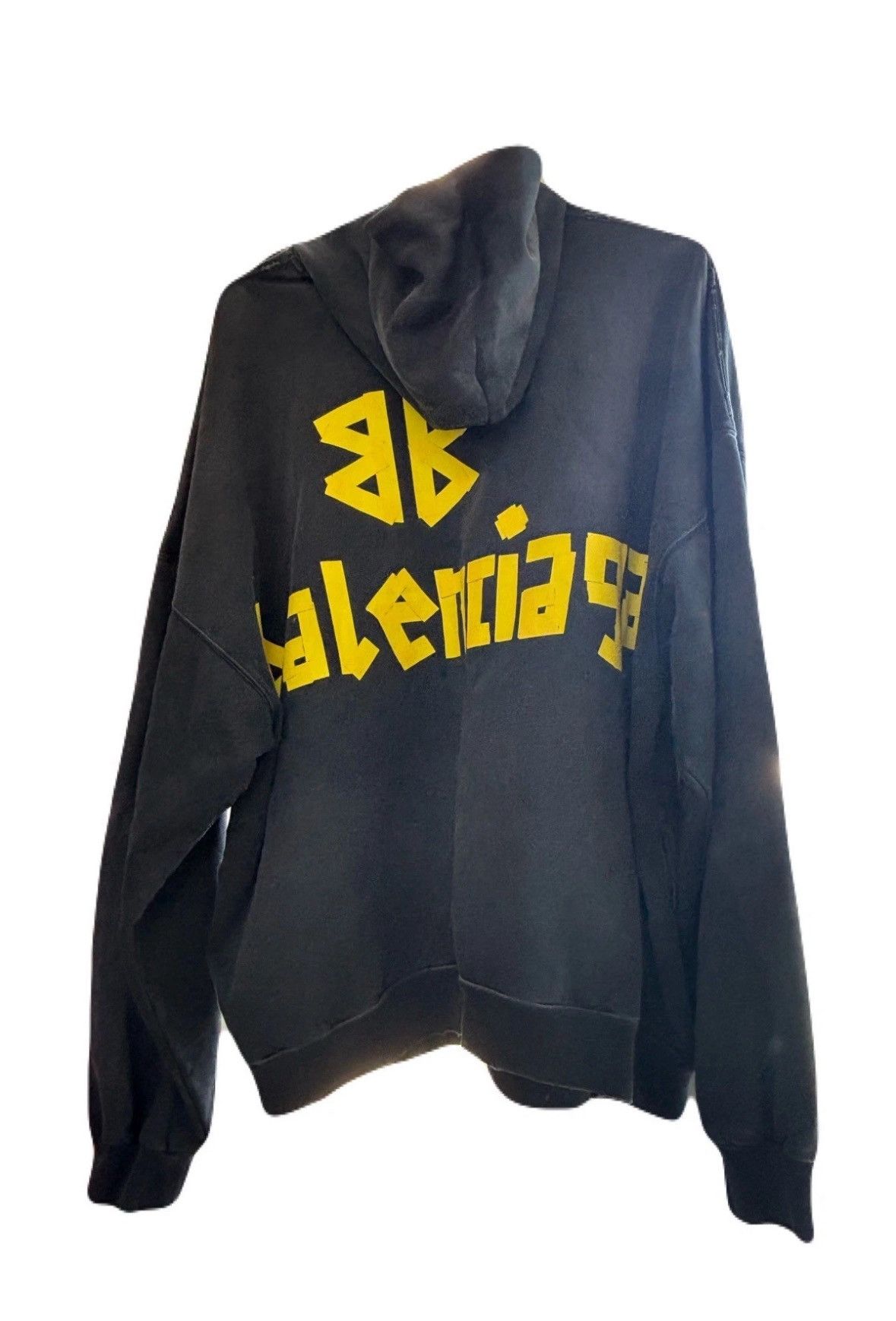 Balenciaga Balenciaga size 3/XL OVERSIZE Hoodie Tape Ripped Pocket Size US XXL / EU 58 / 5 - 3 Thumbnail