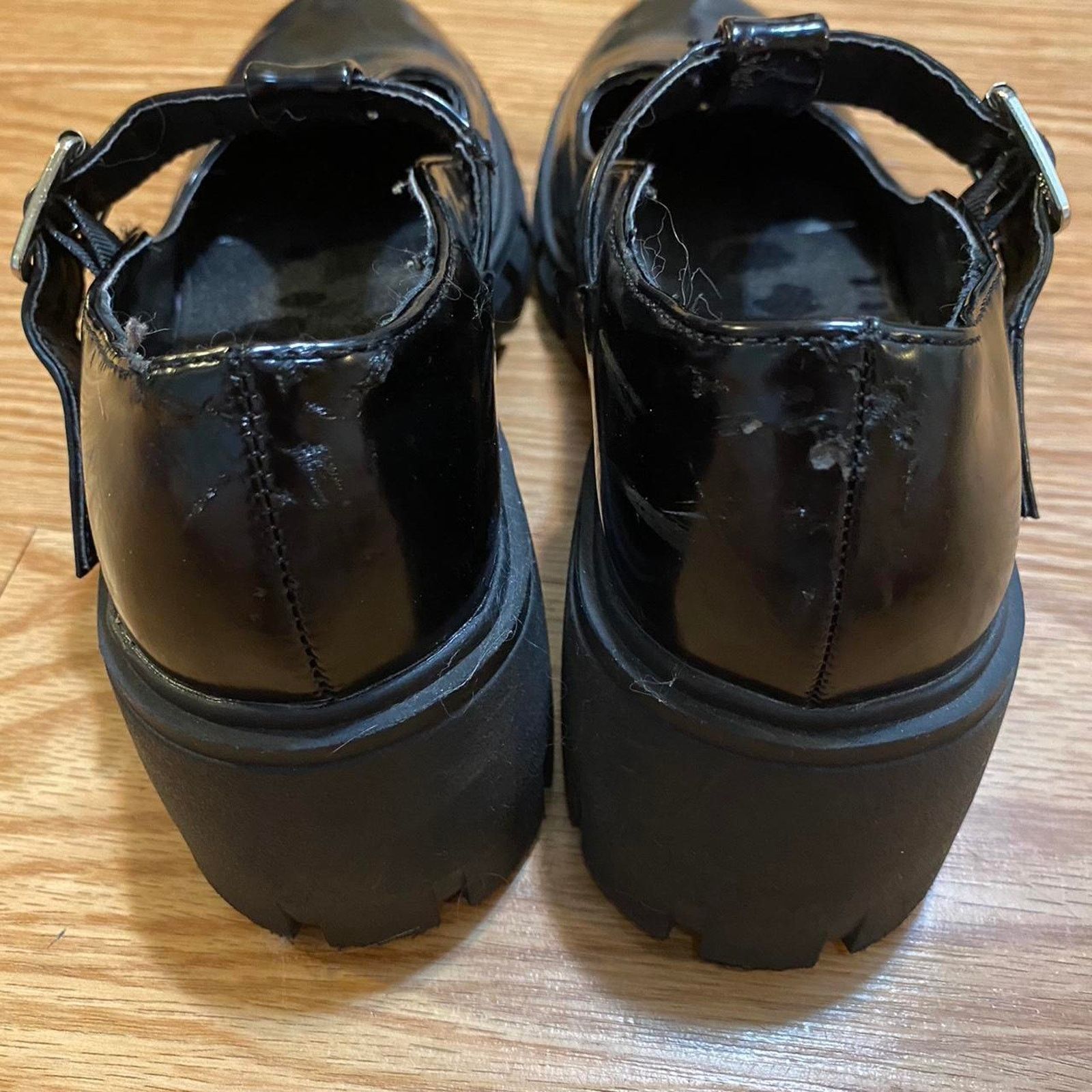 Madden NYC Y2k black chunky mary janes Size US 7 / IT 37 - 6 Thumbnail