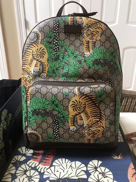 Gucci Gucci Bengal Monogram Backpack | Grailed