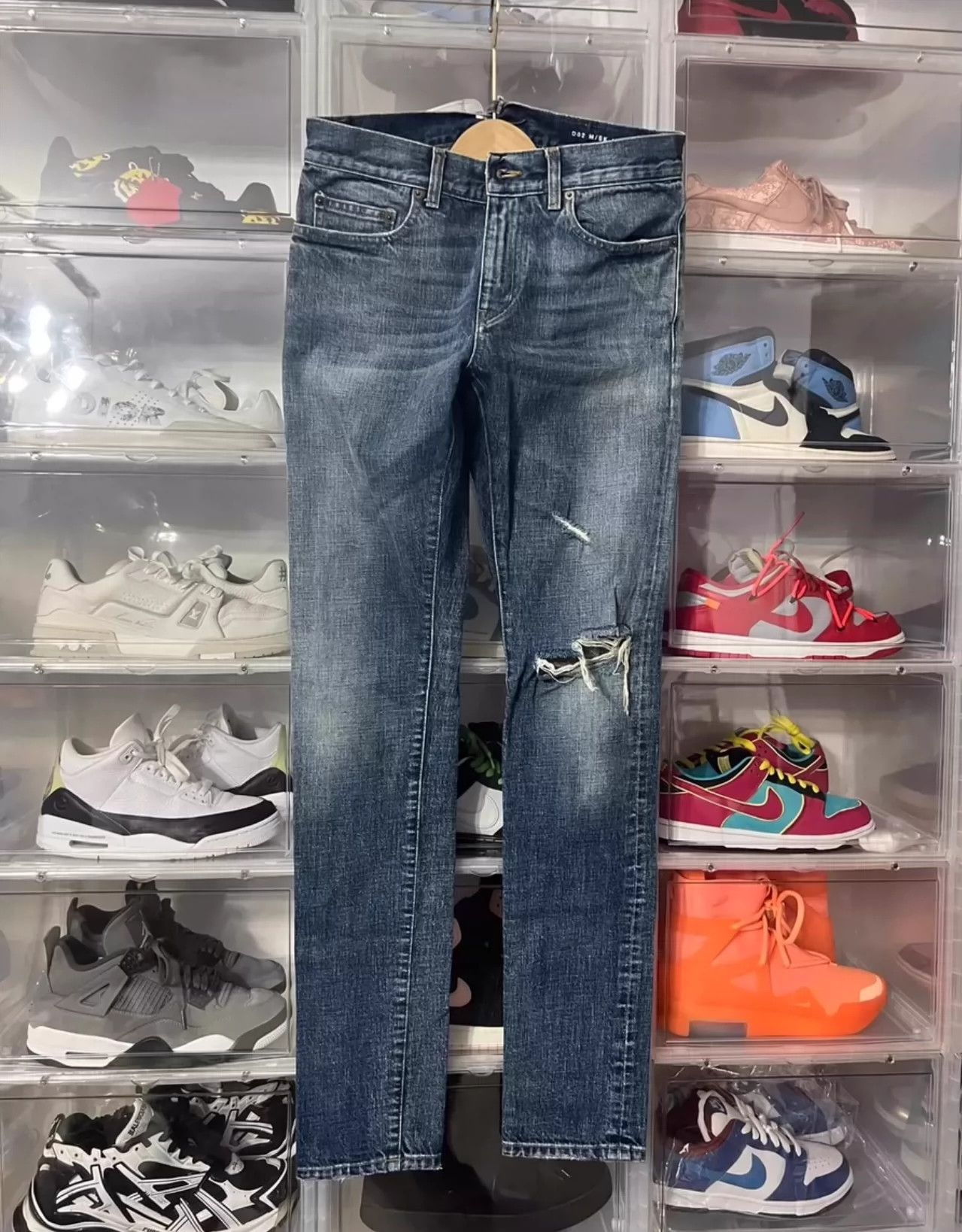 Saint Laurent Paris Saint Laurent Paris D02 Knife Cutting Jeans Size US 30 / EU 46 - 1 Thumbnail