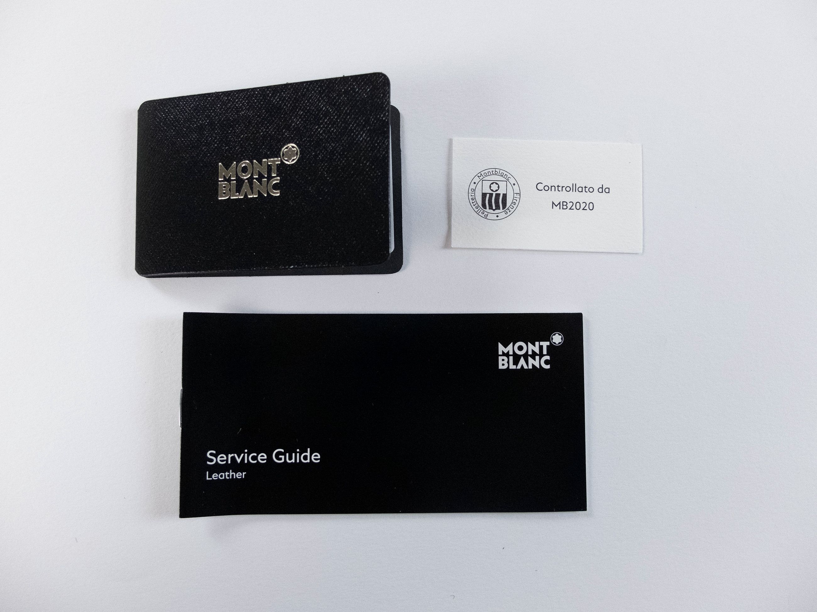 Montblanc MONTBLANC Meisterstück blue black UFO leather keyring q Size ONE SIZE - 8 Thumbnail