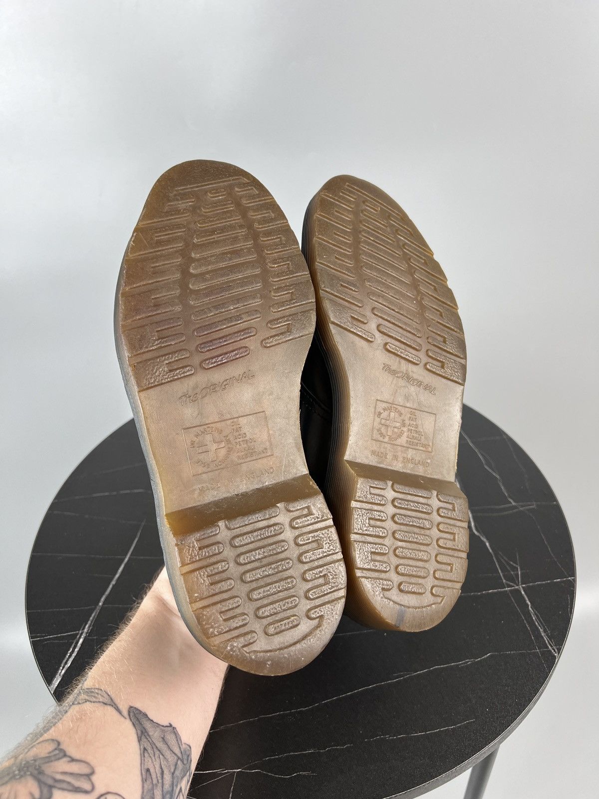 Dr. Martens × Vintage Dr. Martens England 1461 Leather Oxford Shoes Boots (Y0486) Size US 6.5 / IT 36.5 - 14 Thumbnail