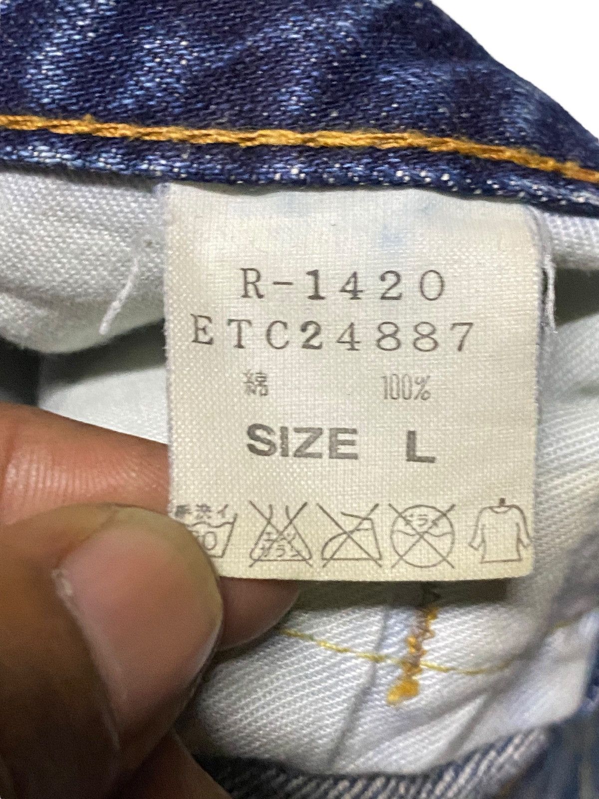 Neighborhood Vintage Japanese Brand Skull Ripped Jeans Size US 33 - 19 Thumbnail