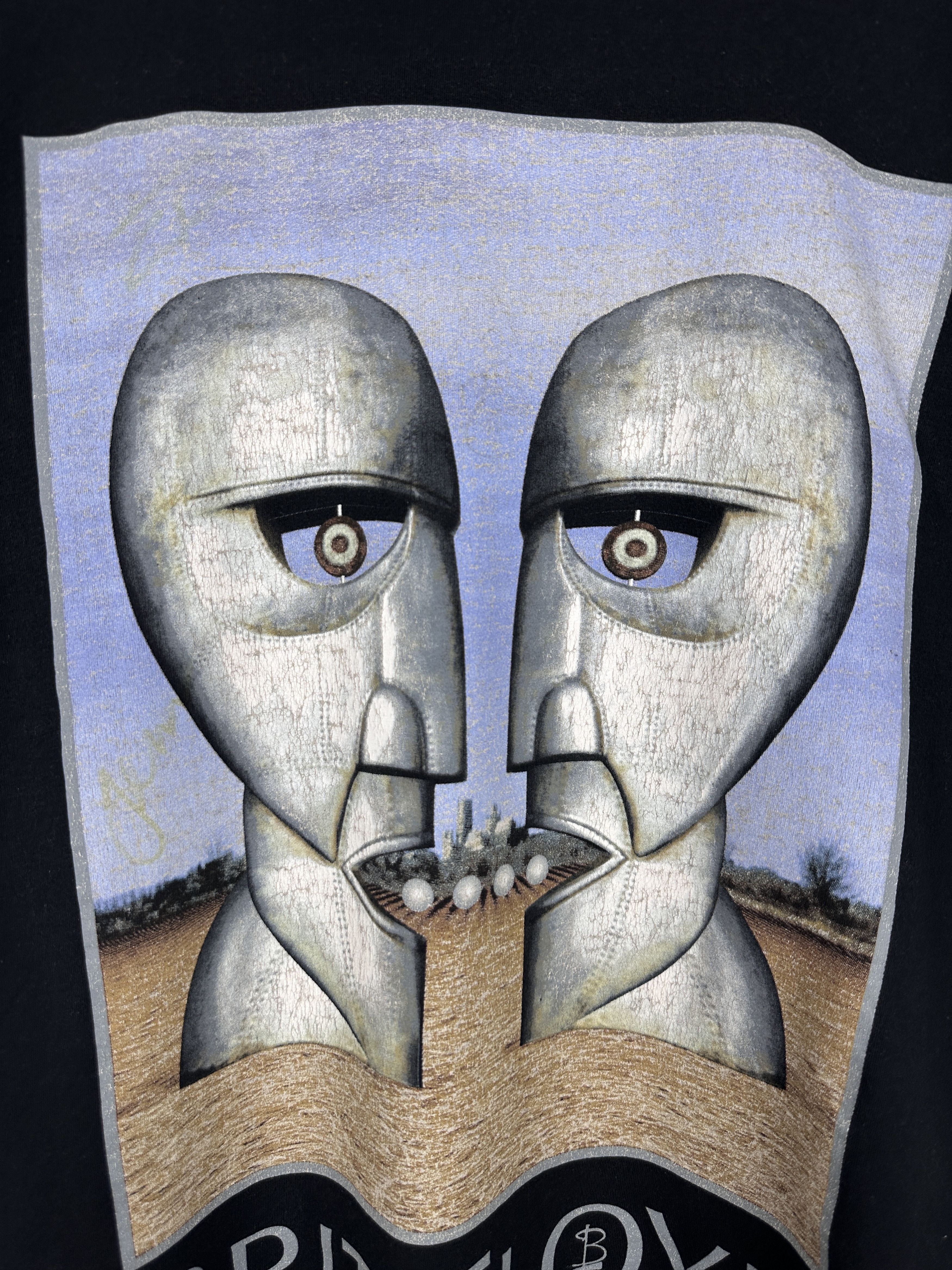 Band Tees Pink Floyd Brit The Division Bell Band Graphic T Shirt Tee Size US L / EU 52-54 / 3 - 3 Thumbnail