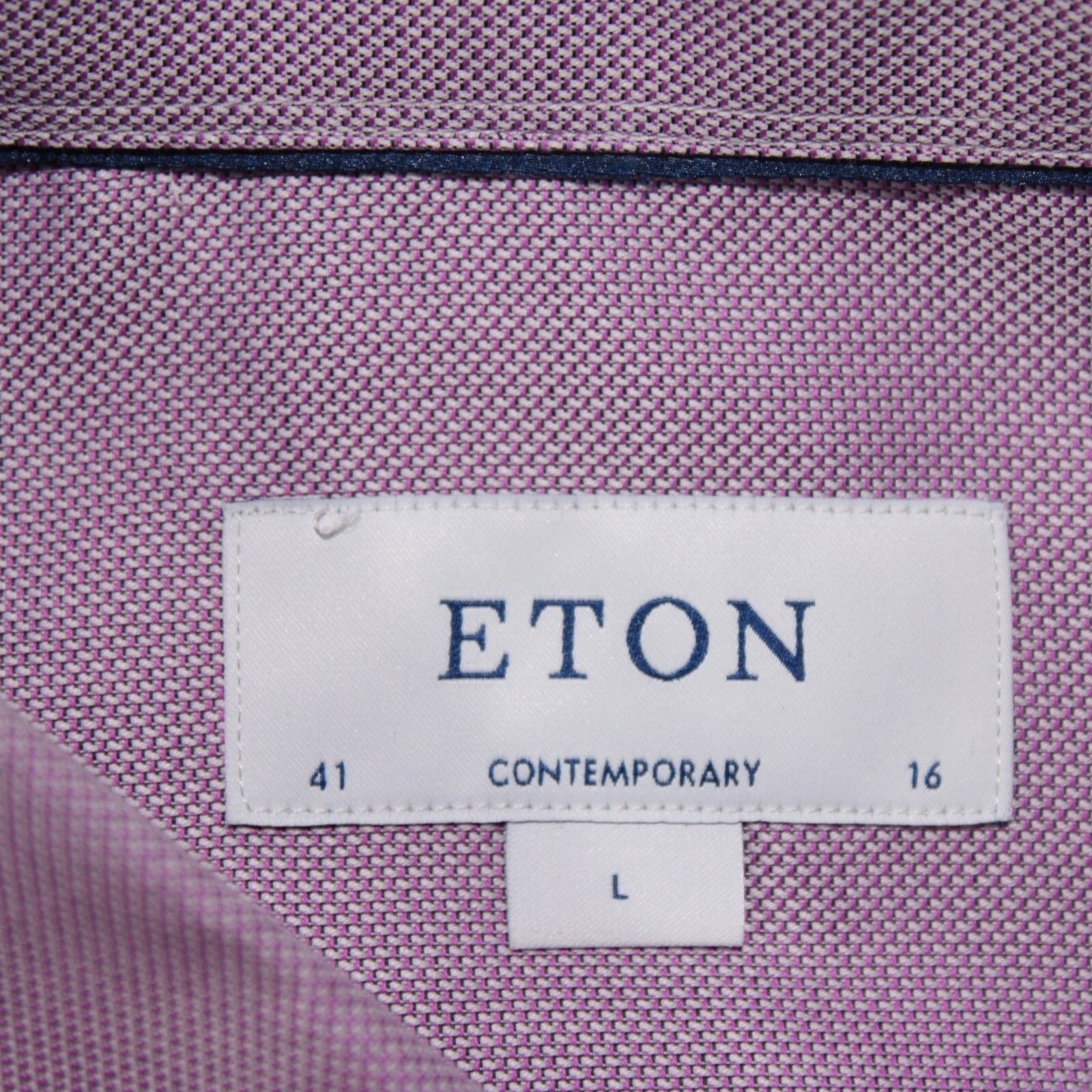 Eton Eton New with tags Shirt Size L US In Purple Size US L / EU 52-54 / 3 - 3 Thumbnail