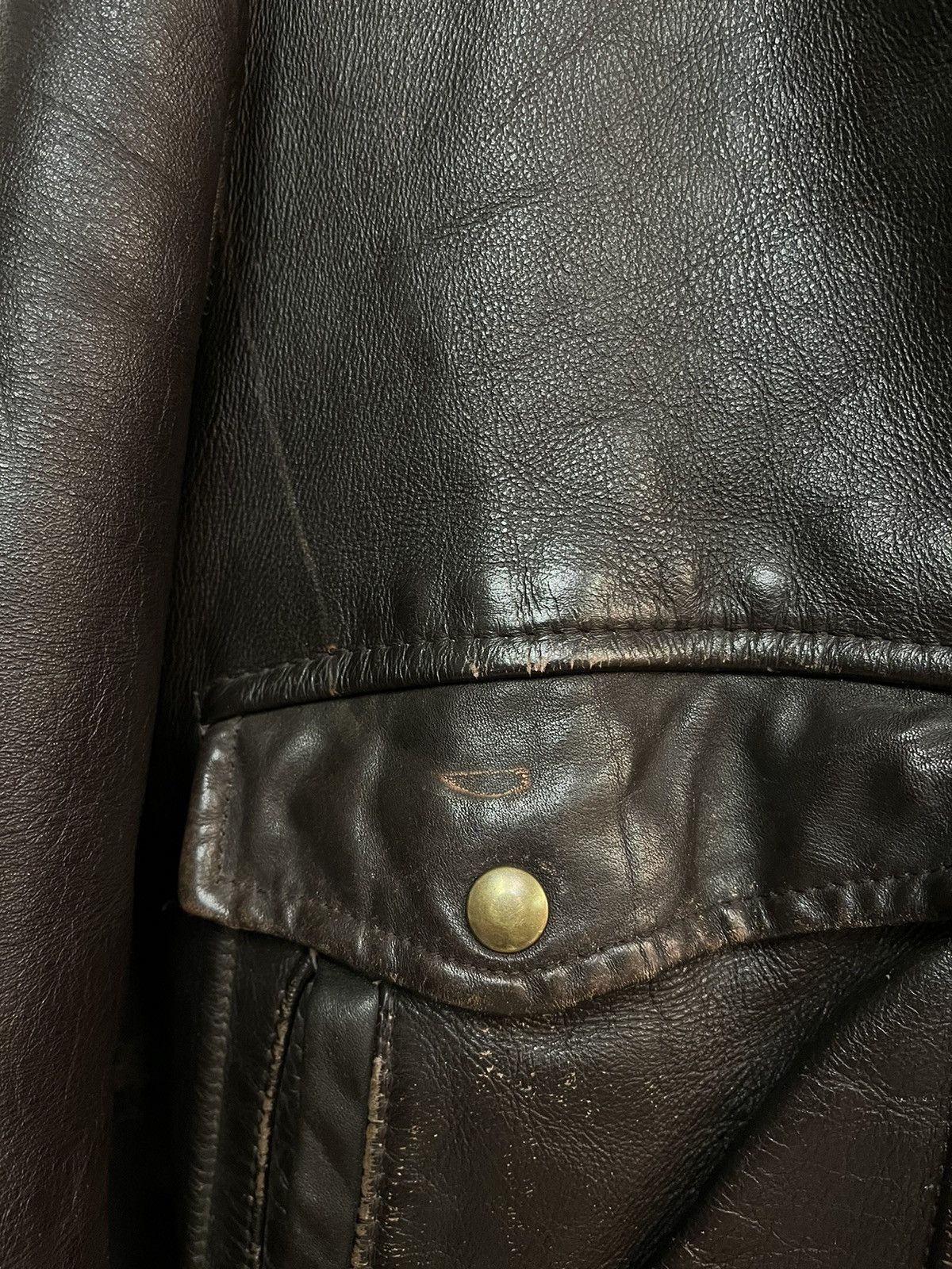 Cooper 70’s Cooper MFG Leather Bomber Jacket Size US L / EU 52-54 / 3 - 4 Thumbnail