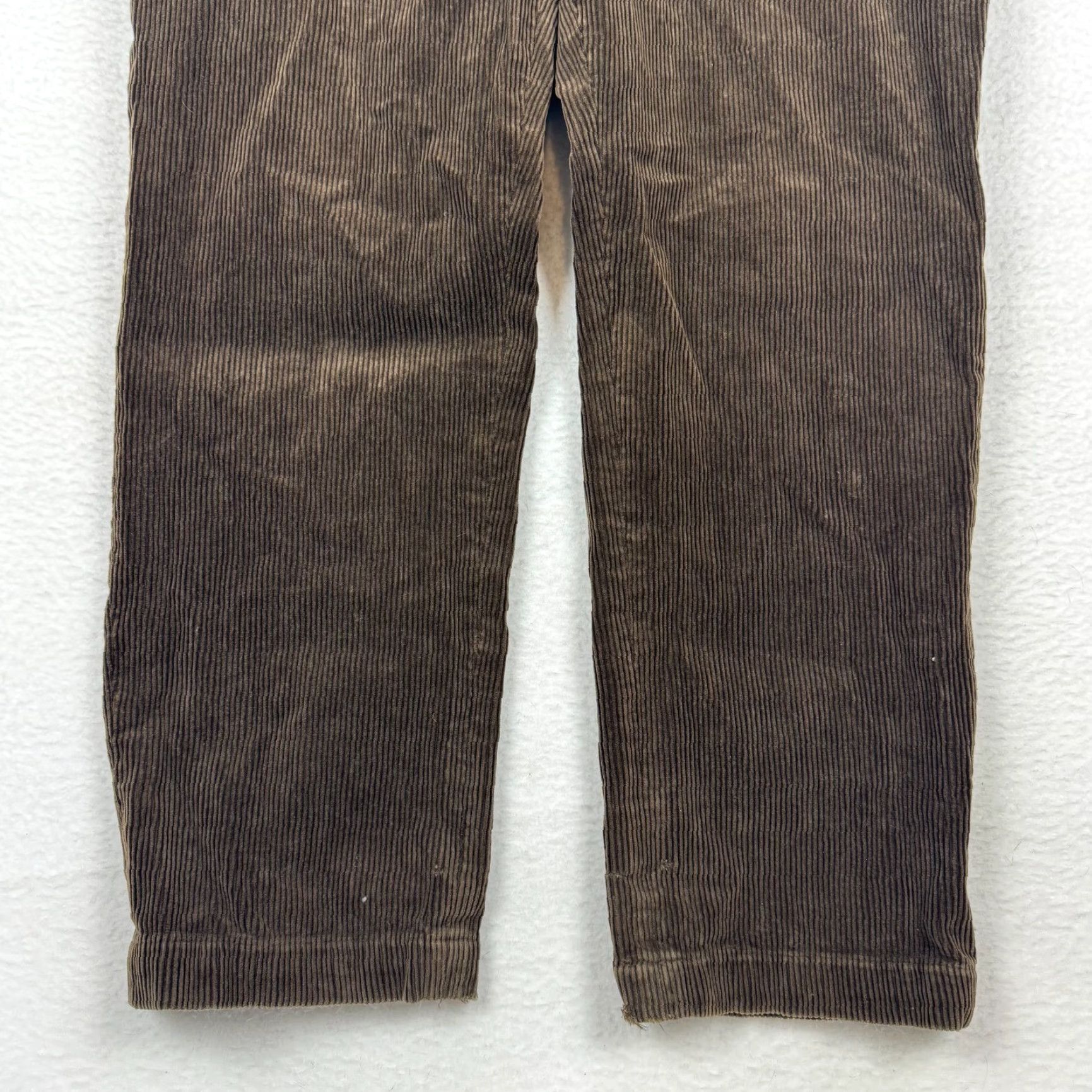 Polo Ralph Lauren VINTAGE Polo Ralph Lauren Pants Khakis Corduroy 38x30 Dark Brown Mens 38 Regular Inseam 30 Pockets Logo Standards Size US M / EU 48-50 / 2 - 3 Thumbnail