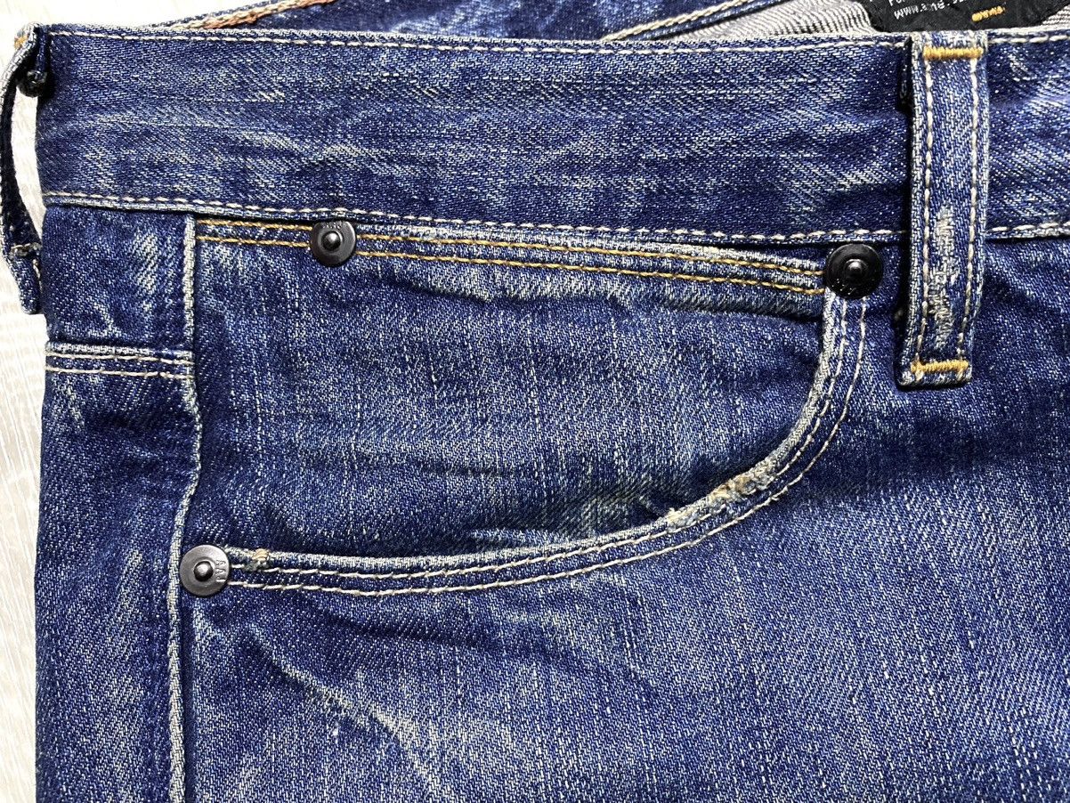 Acne Studios Acne Action Jeans Max Lost&Found Washed Stitched Dyed Jeans Size US 30 / EU 46 - 15 Thumbnail