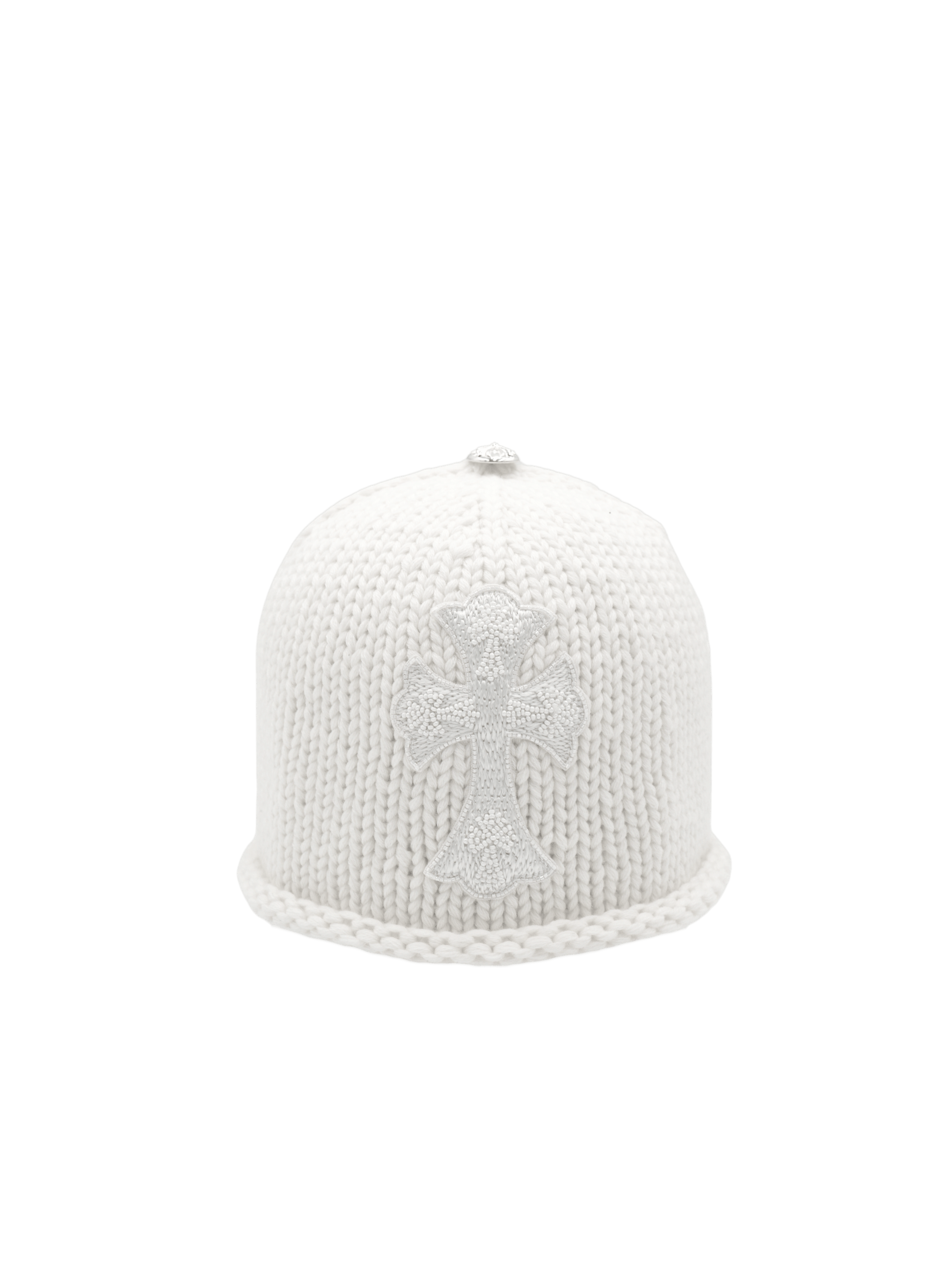Chrome Hearts Chrome Hearts Cashmere Beaded Cross Beanie Size ONE SIZE - 1 Thumbnail
