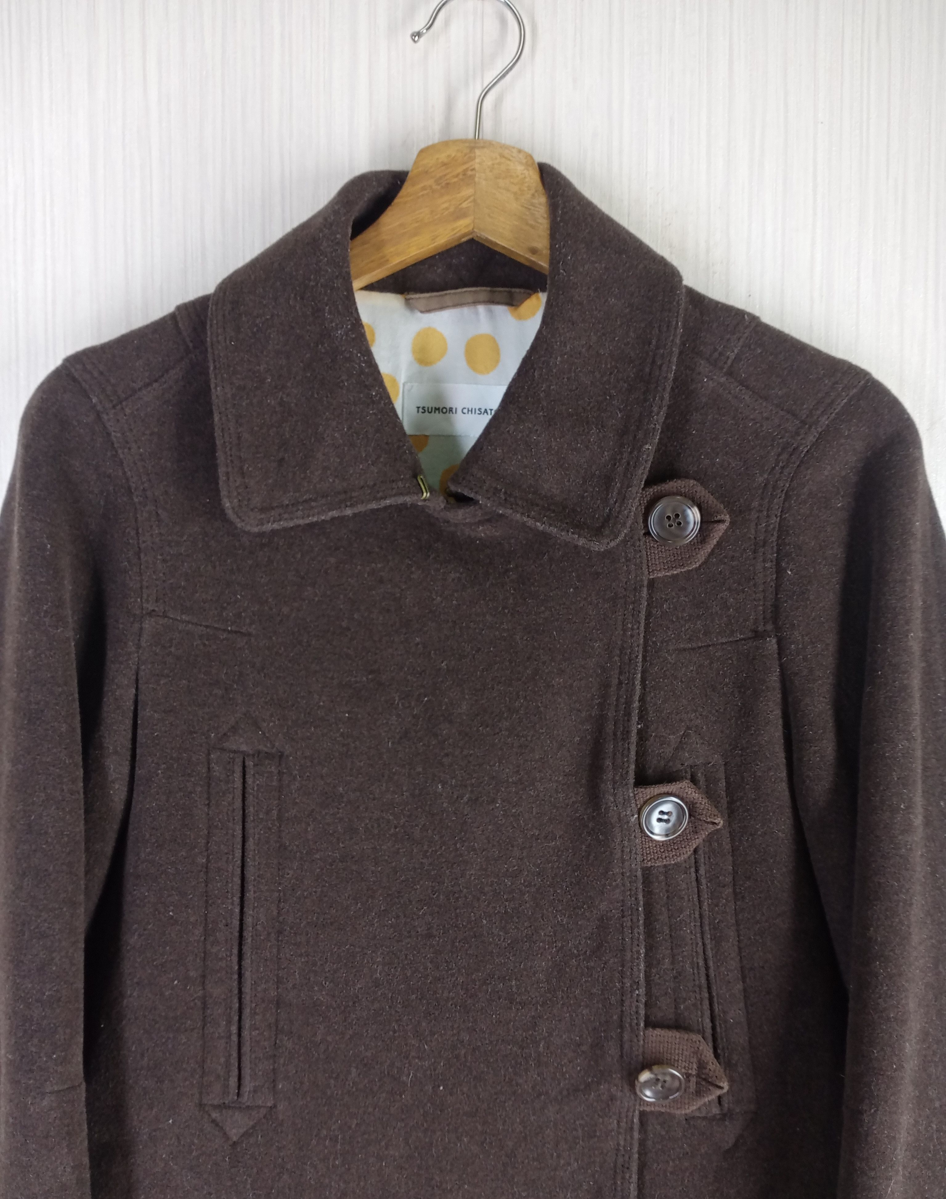 Tsumori Chisato Rare Vintage Issey Miyake Tsumori Chisato Wool Coat Jacket Size US M / EU 48-50 / 2 - 3 Thumbnail
