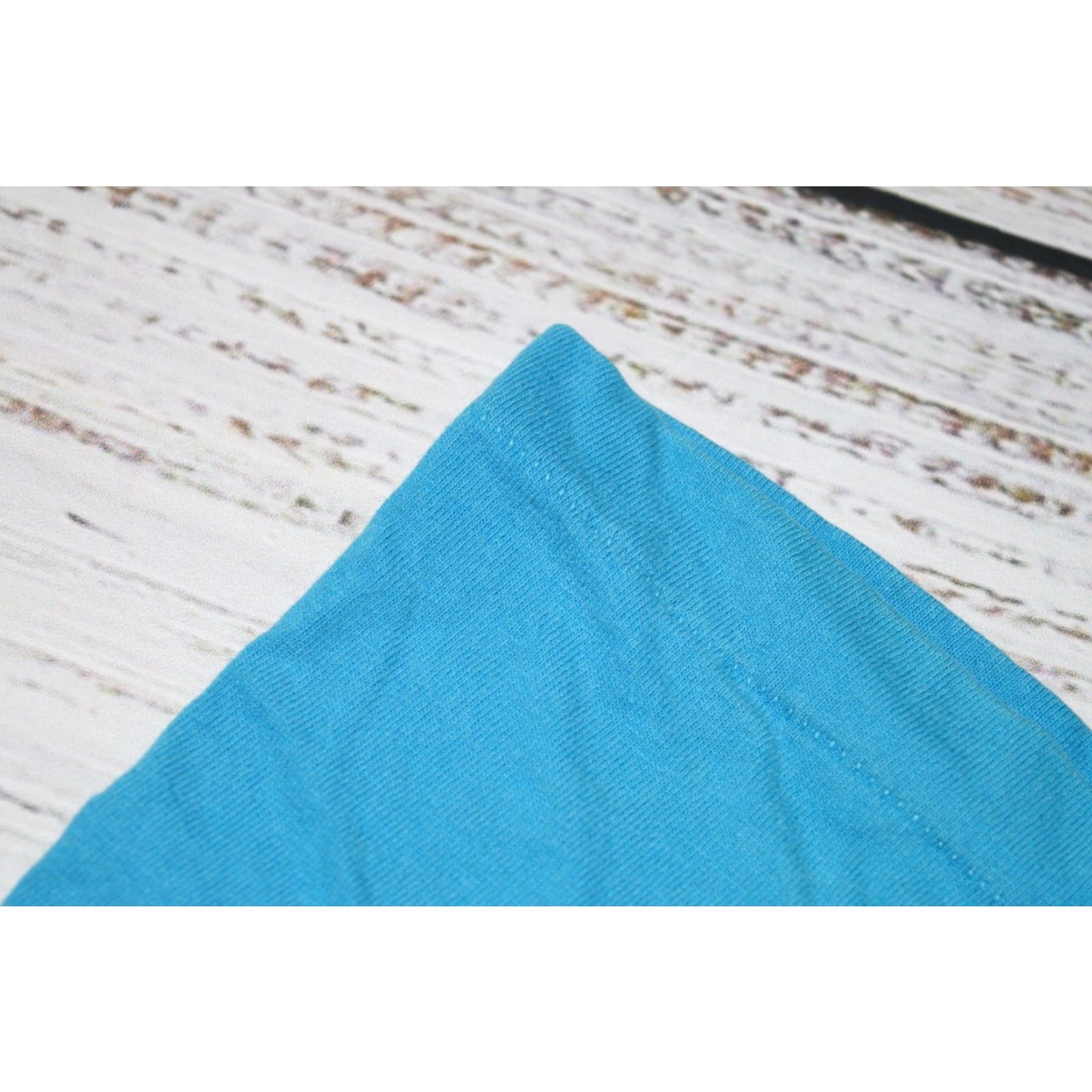 Anvil VINTAGE Anvil T-Shirt TEAL 1990s 1991 Short Sleeve Crew Neck 90s Graphic Logo Men M USA Size US 31 - 4 Thumbnail