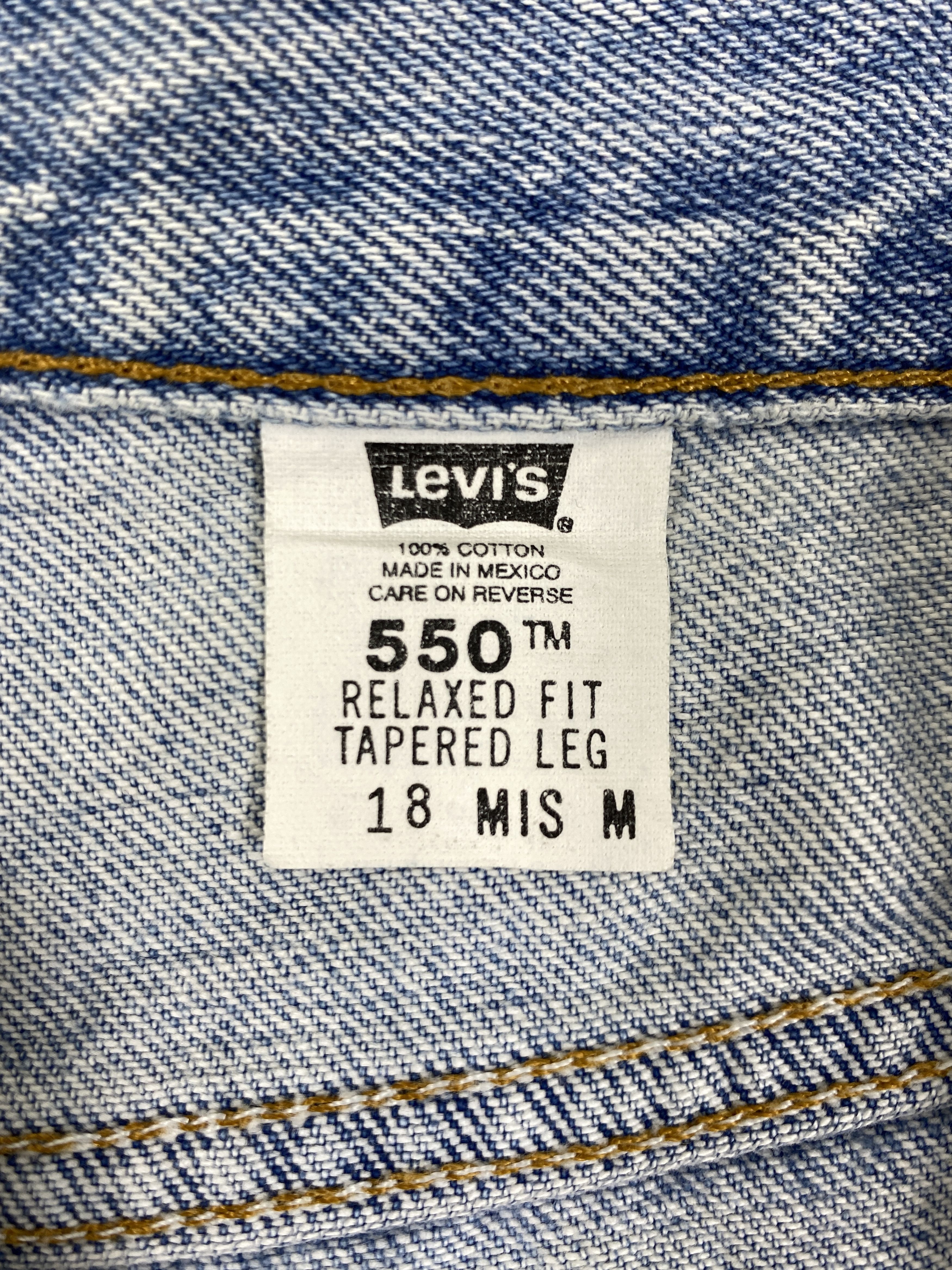 Levi's Mid Blue Vintage Levi's 550 Jeans 36x30.5 Denim -SJ039 Size US 36 / EU 52 - 9 Thumbnail