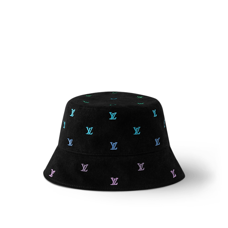 LV Blason Shading Denim Reversible Bucket Hat