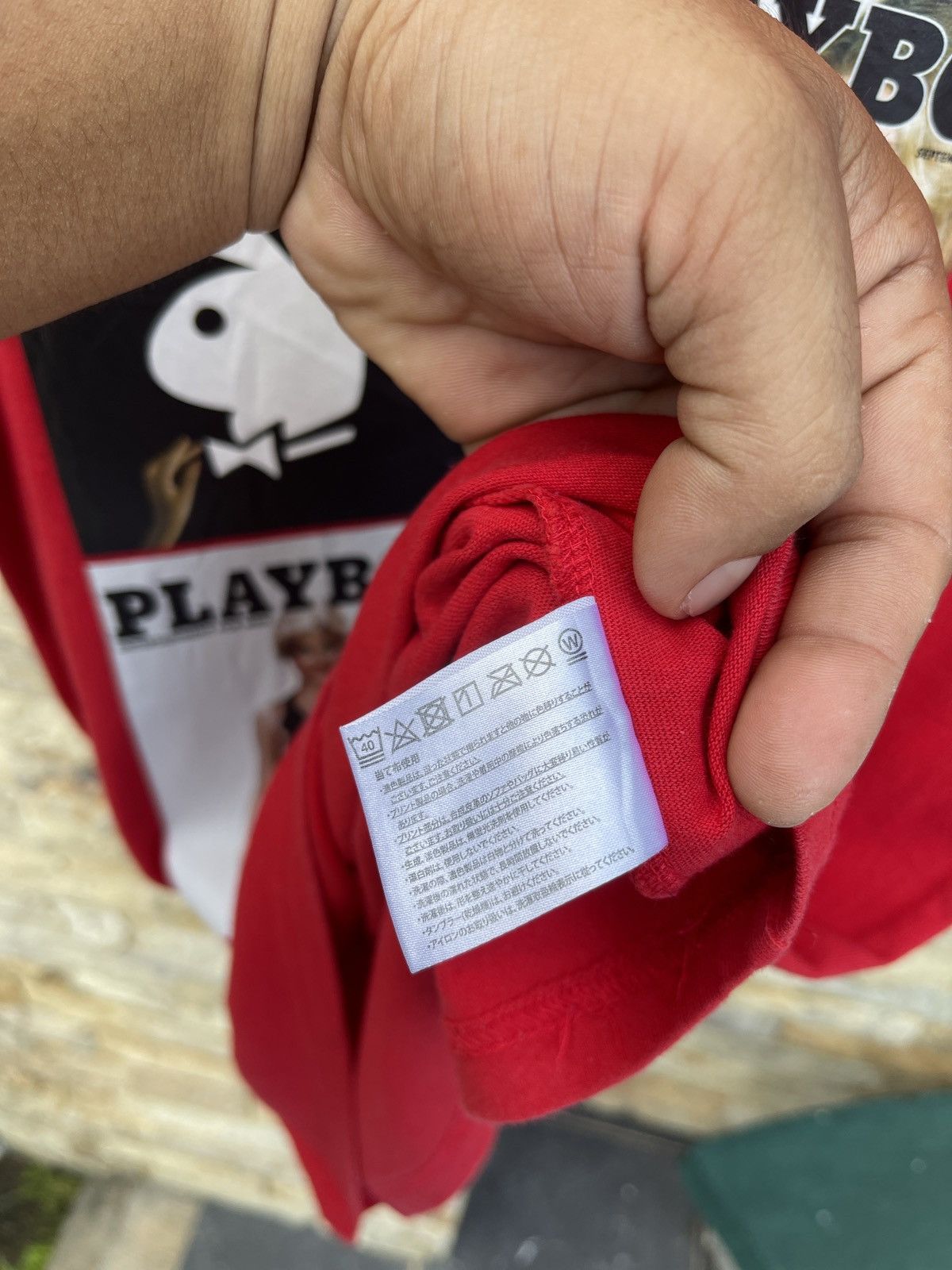 Playboy Last Drop🔥Rare🔥PLAYBOY Magazine For Men Sexy Nude Tee Size US L / EU 52-54 / 3 - 7 Thumbnail