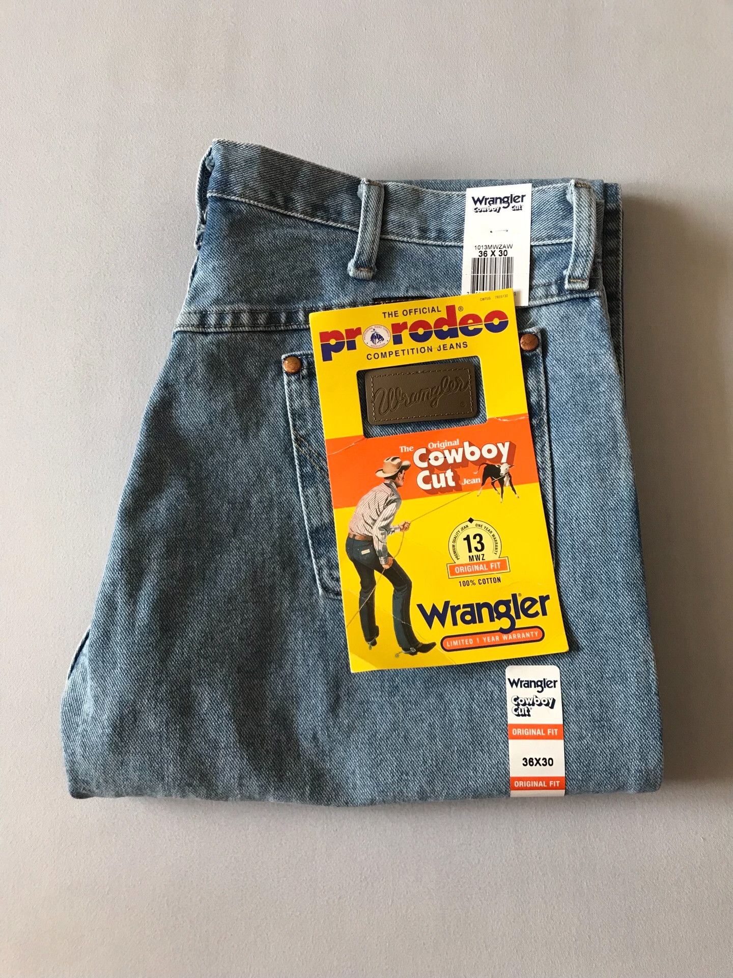 Wrangler Wrangler 13MWZ Jeans W36L30 Size US 36 / EU 52 - 1 Thumbnail