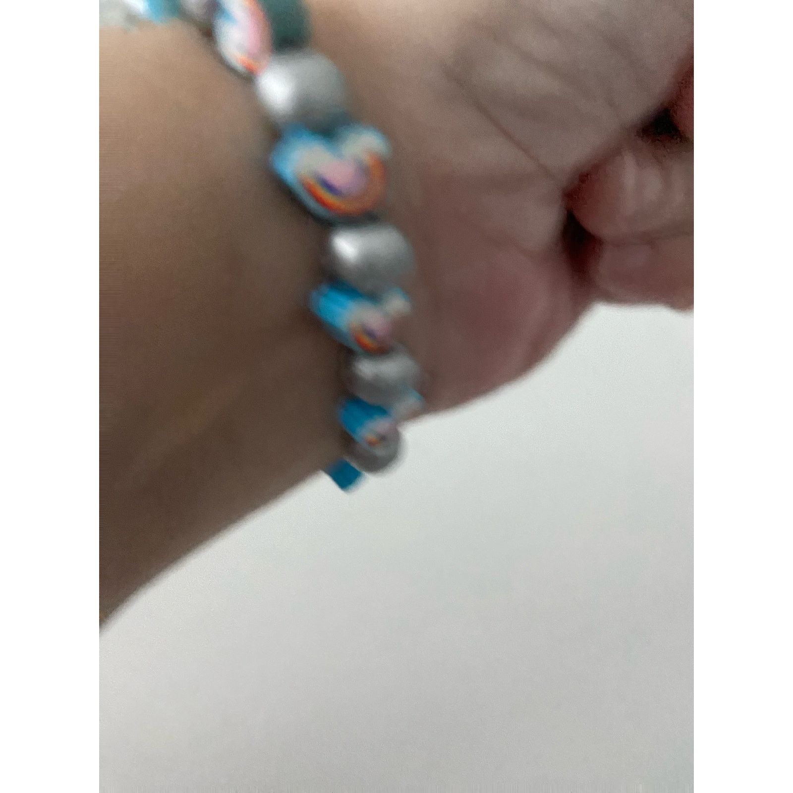 Handmade rainbow bead bracelet Size ONE SIZE - 3 Thumbnail