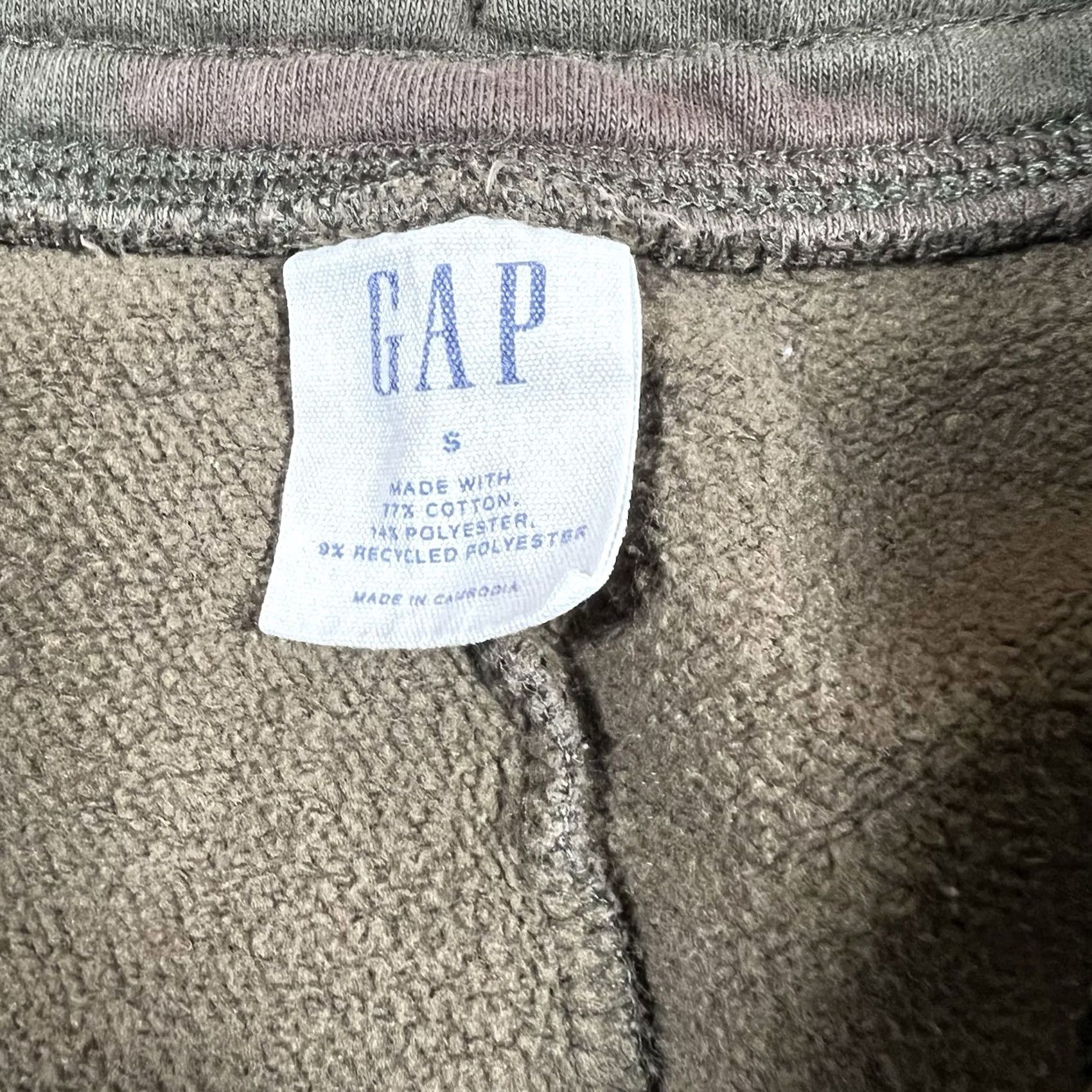Gap GAP Sweatpants Joggers Small Tapered Drawstring Camouflage Green Men Athletic Bottoms Size US 29 - 5 Thumbnail