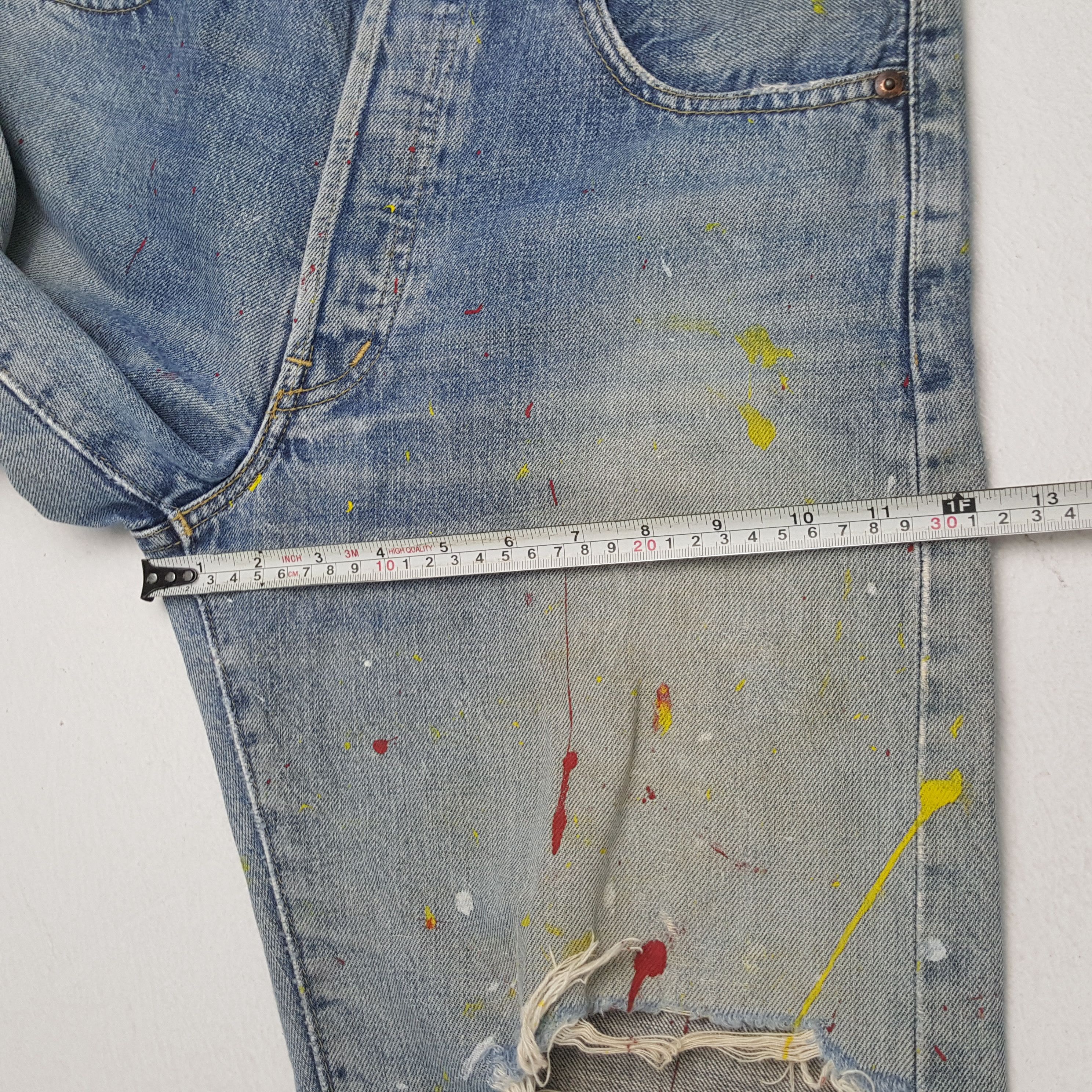 Levi's × Vintage LEVI'S Selvedge Streetwear Style Distressed Jeans Size US 31 - 9 Thumbnail