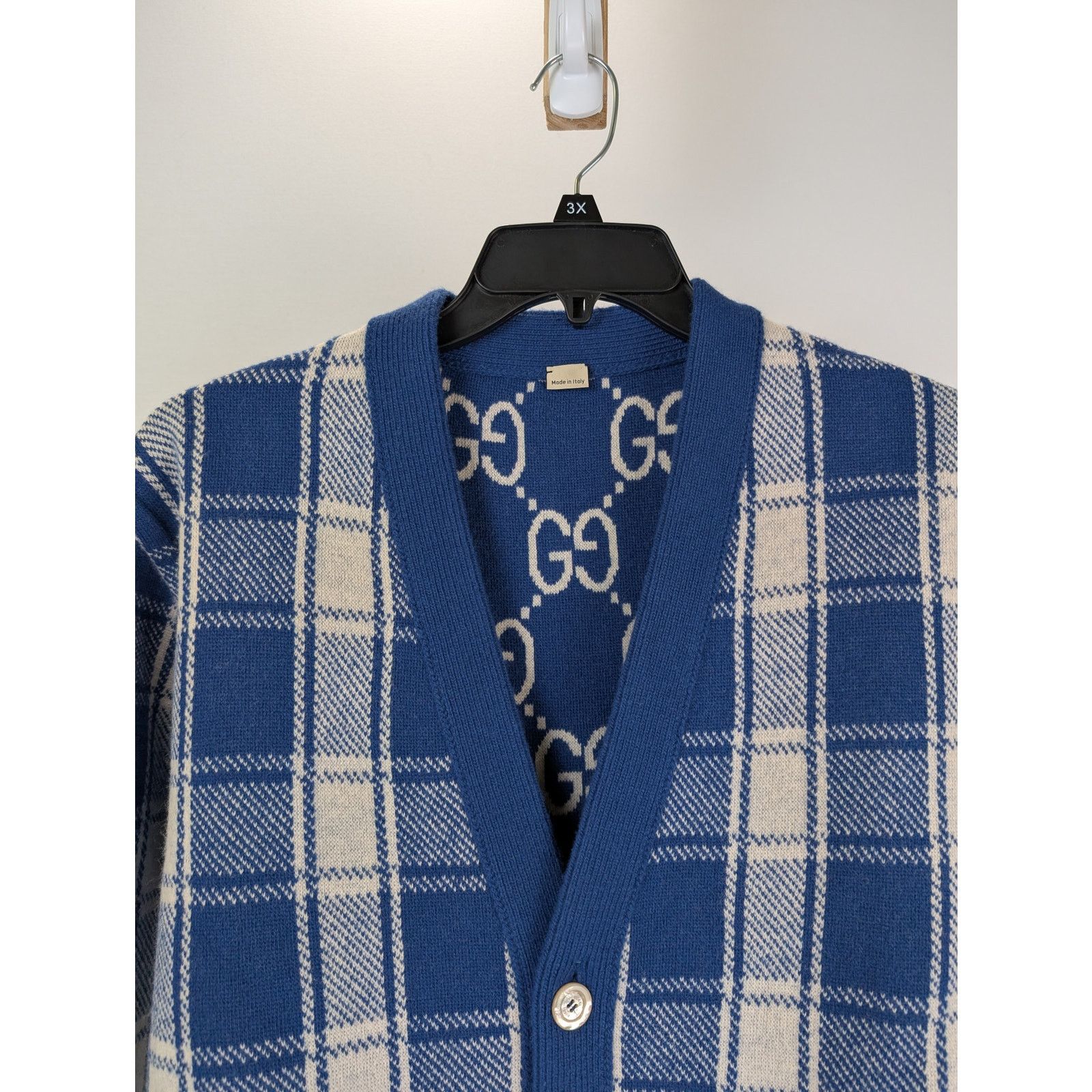 Gucci o1rshd1 GG Embroidered Blazer Piping Detail Blazers Sweater Size US M / EU 48-50 / 2 - 5 Thumbnail