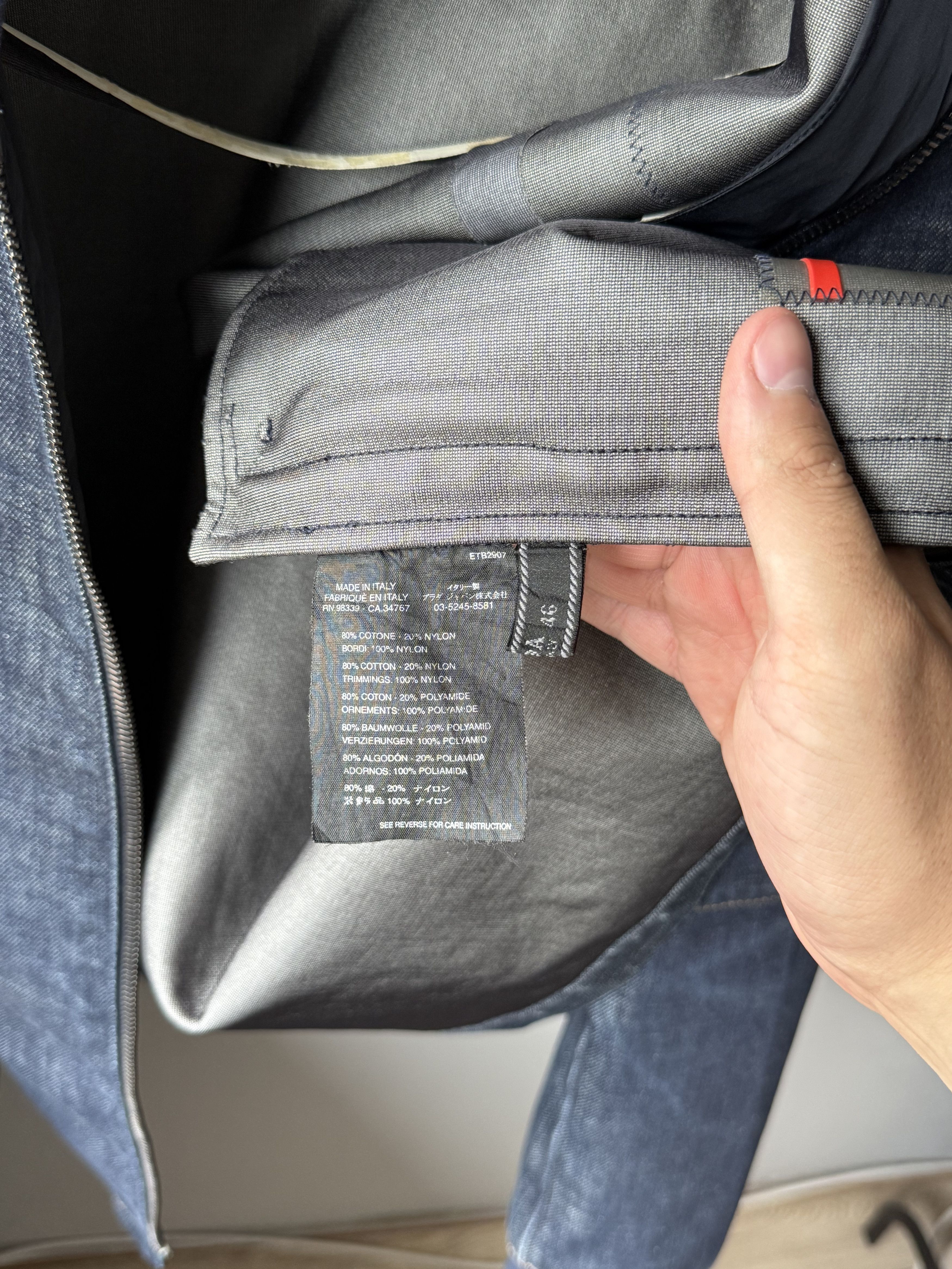 Prada Prada Luna Rossa 2003 America's Cup Gore-Tex Denim Jacket Size US S / EU 44-46 / 1 - 20 Thumbnail