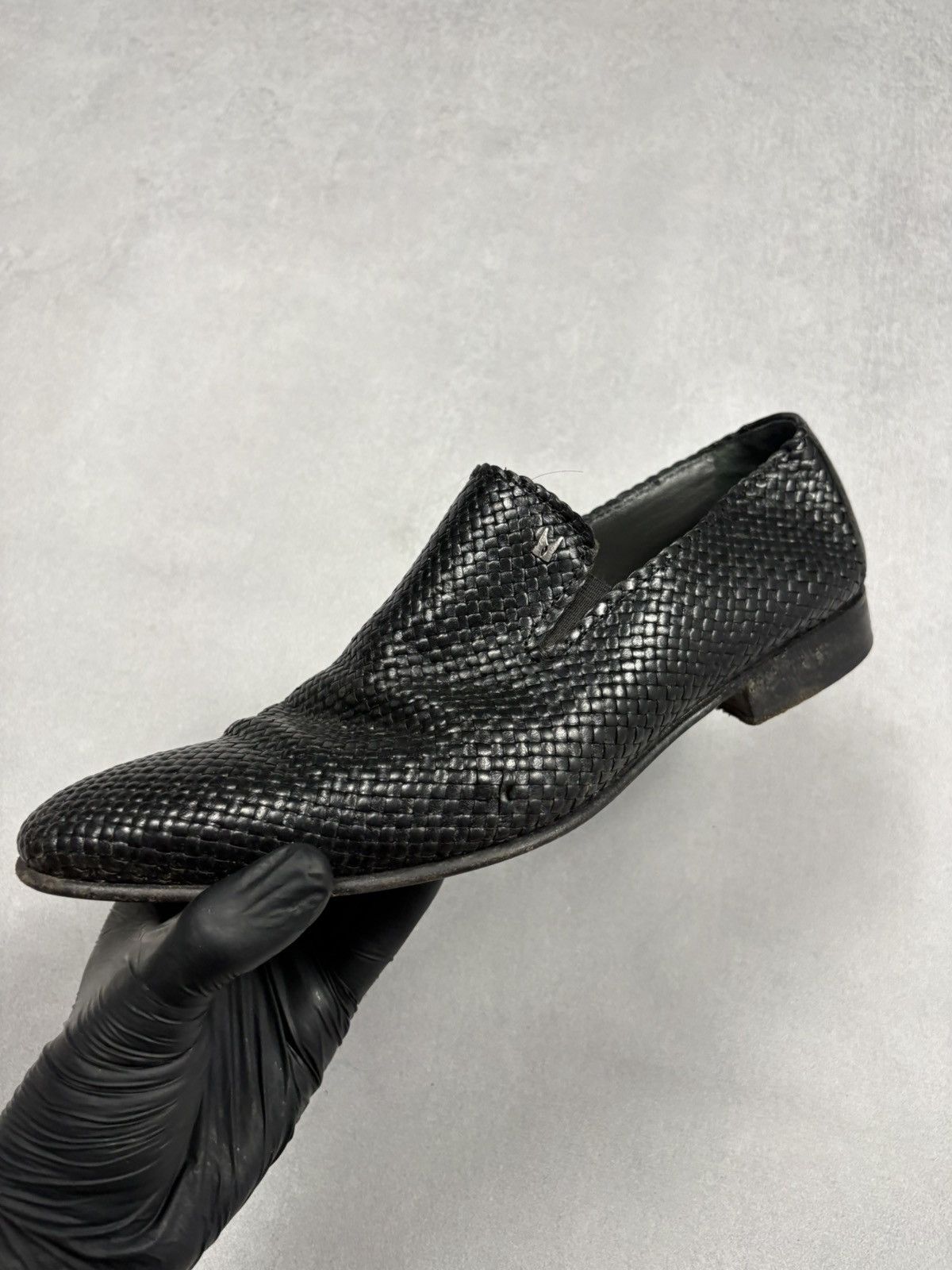 Moreschi Russell & Bromley x Moreschi Woven Leather Slip-On Shoes 42 Size US 9 / EU 42 - 18 Thumbnail