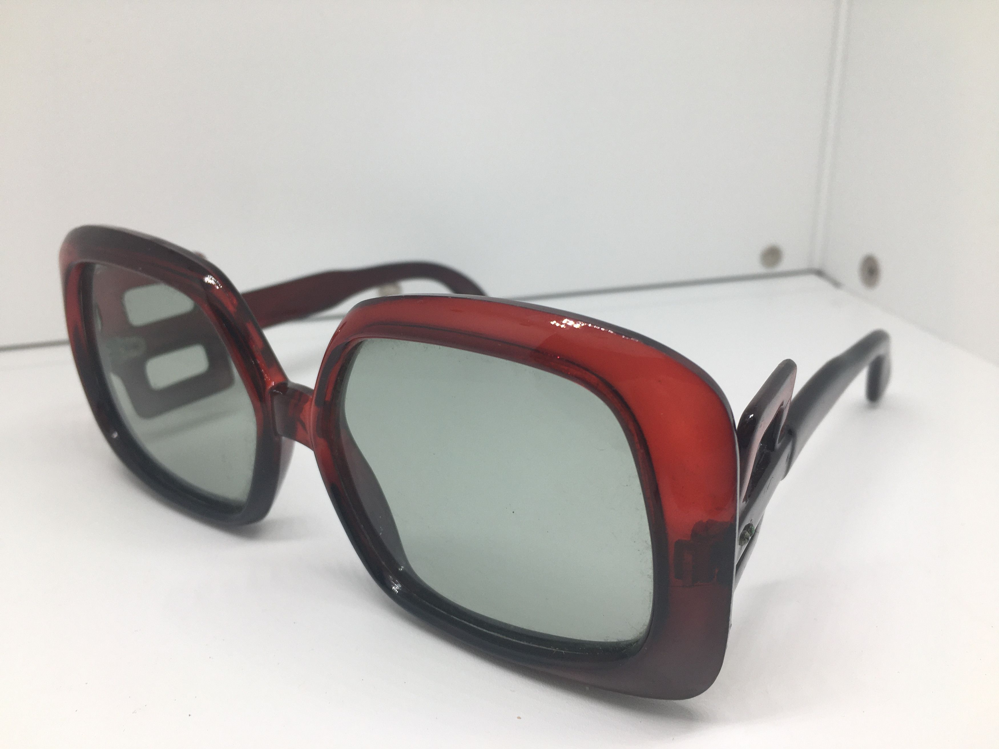 Vintage Vintage Diva Handmade Sunglasses Frame Glass Lens Size ONE SIZE - 3 Thumbnail