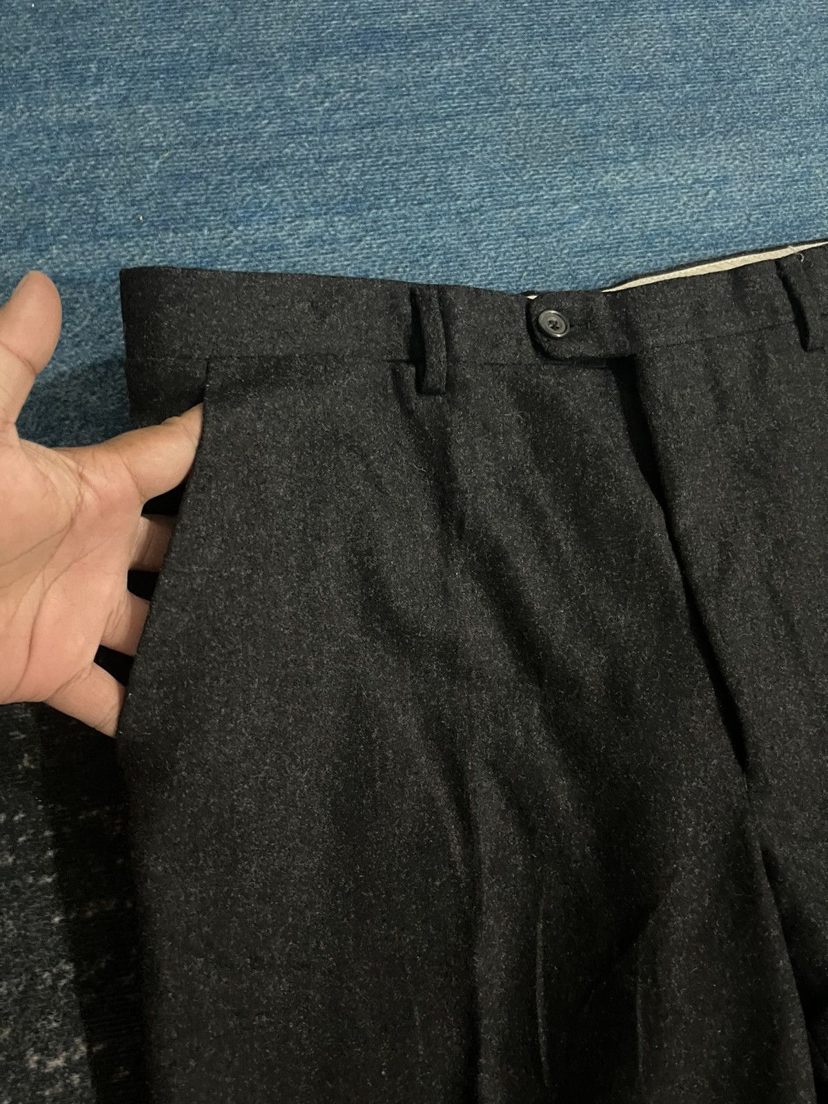 Ermenegildo Zegna Vintage Elmenegildo Zegna Wool Pants Size US 35 - 5 Thumbnail