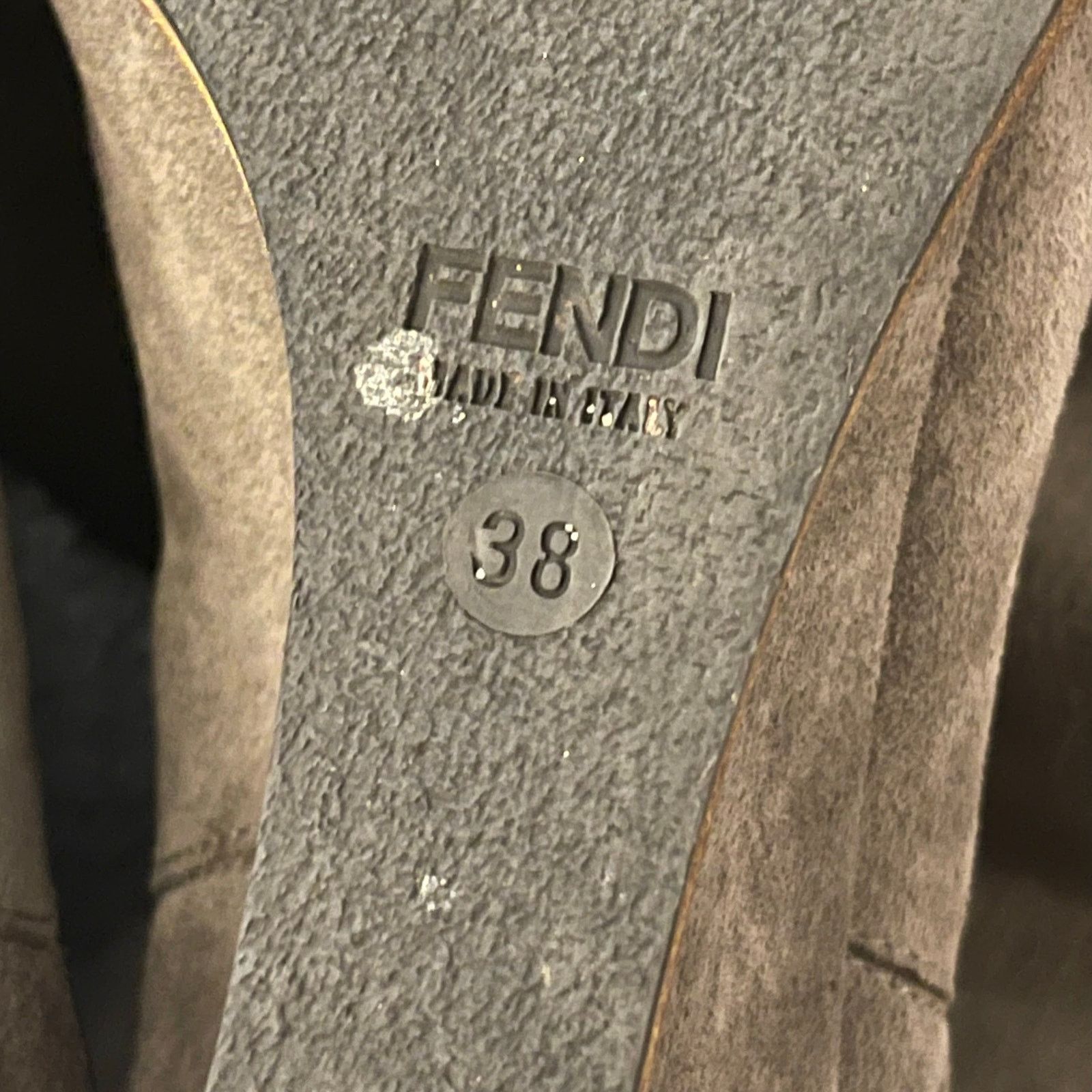 Fendi FENDI Women’s Tan Suede Leather Wedge Chelsea Boots 38 Italy Size US 7.5 / IT 37.5 - 6 Thumbnail