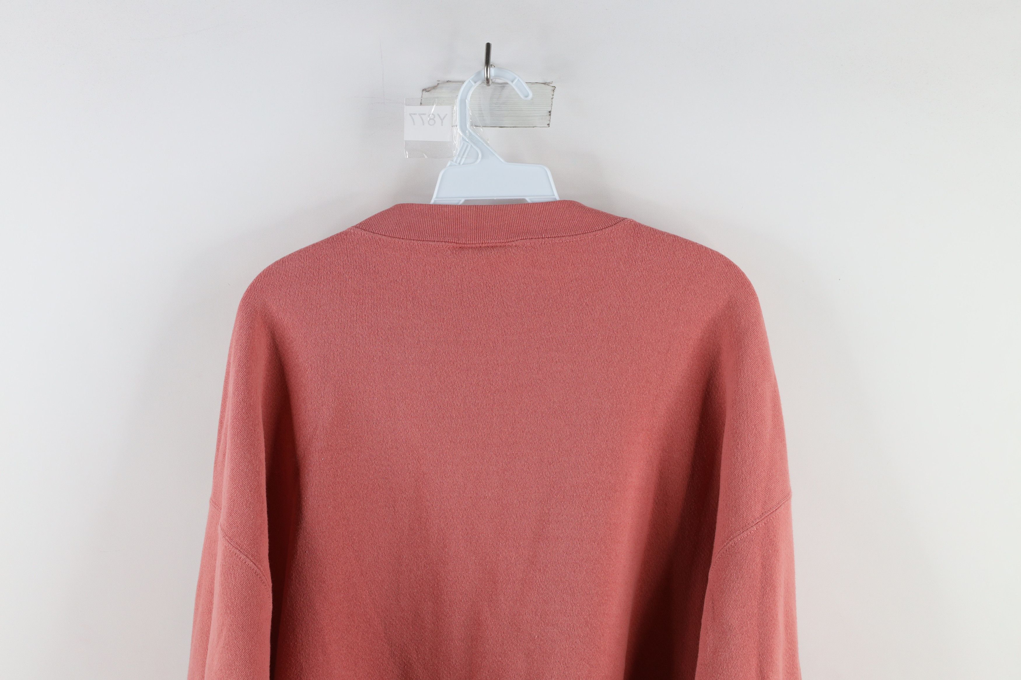 Vintage Vintage 90s Streetwear Blank Crewneck Sweatshirt Blush Pink Size 3XL / US 20-22 - 8 Thumbnail