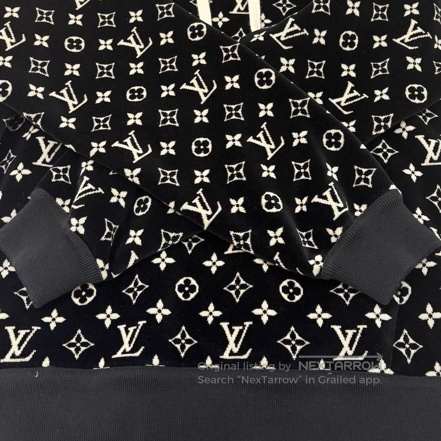 Louis Vuitton Louis Vuitton Monogram Velour Hoodie. Size US XS / EU 42 / 0 - 6 Thumbnail