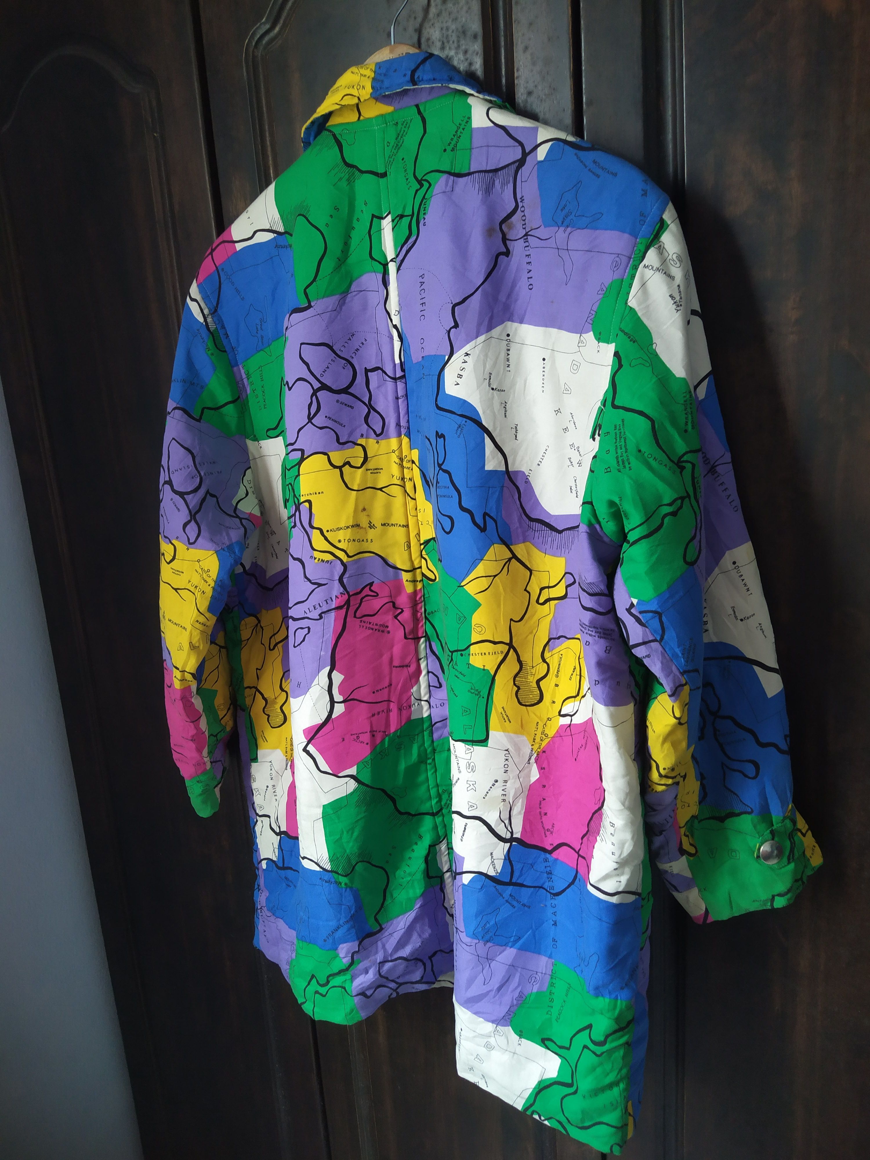 Japanese Brand Rare 90s Dorotennis Paris Abstract Multi Colorblock Jacket Size US M / EU 48-50 / 2 - 3 Thumbnail